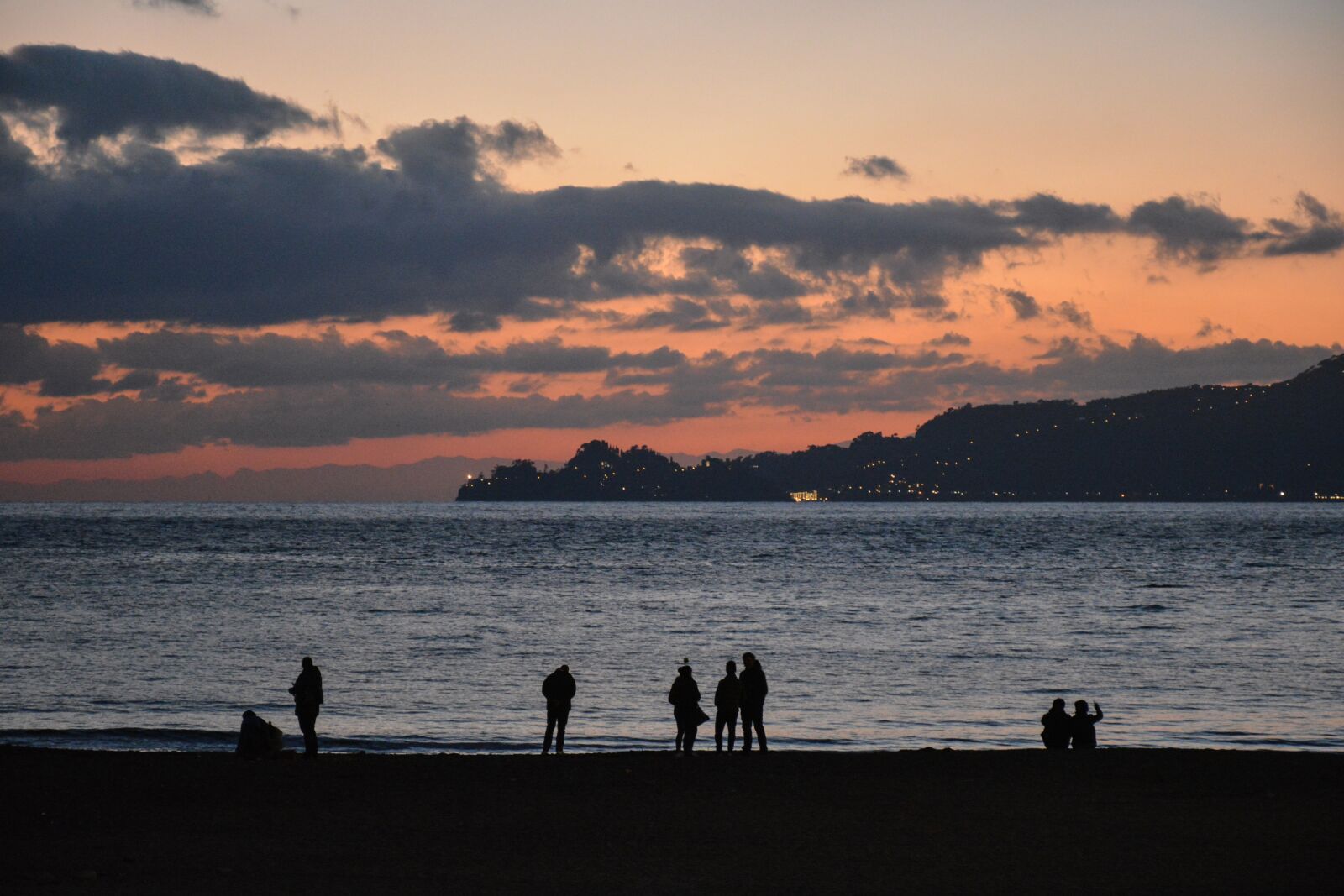 Nikon D7100 sample photo. Liguria, sunset, sea photography
