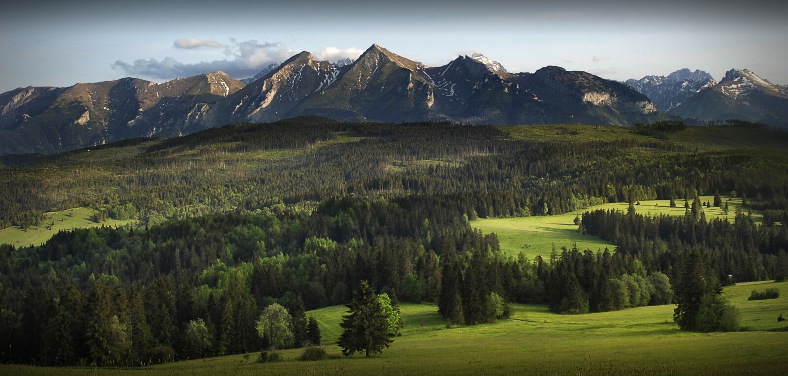 Nikon D200 sample photo. Mountains, panorama, podhale photography