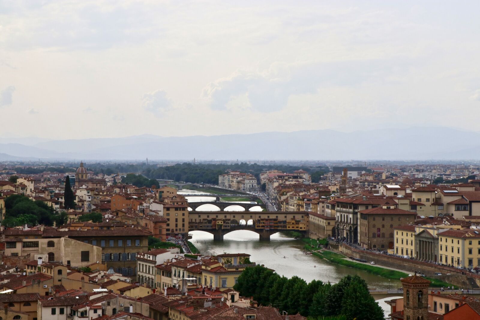 Canon EF-S 18-135mm F3.5-5.6 IS USM sample photo. Ponte vecchio, florence, arno photography