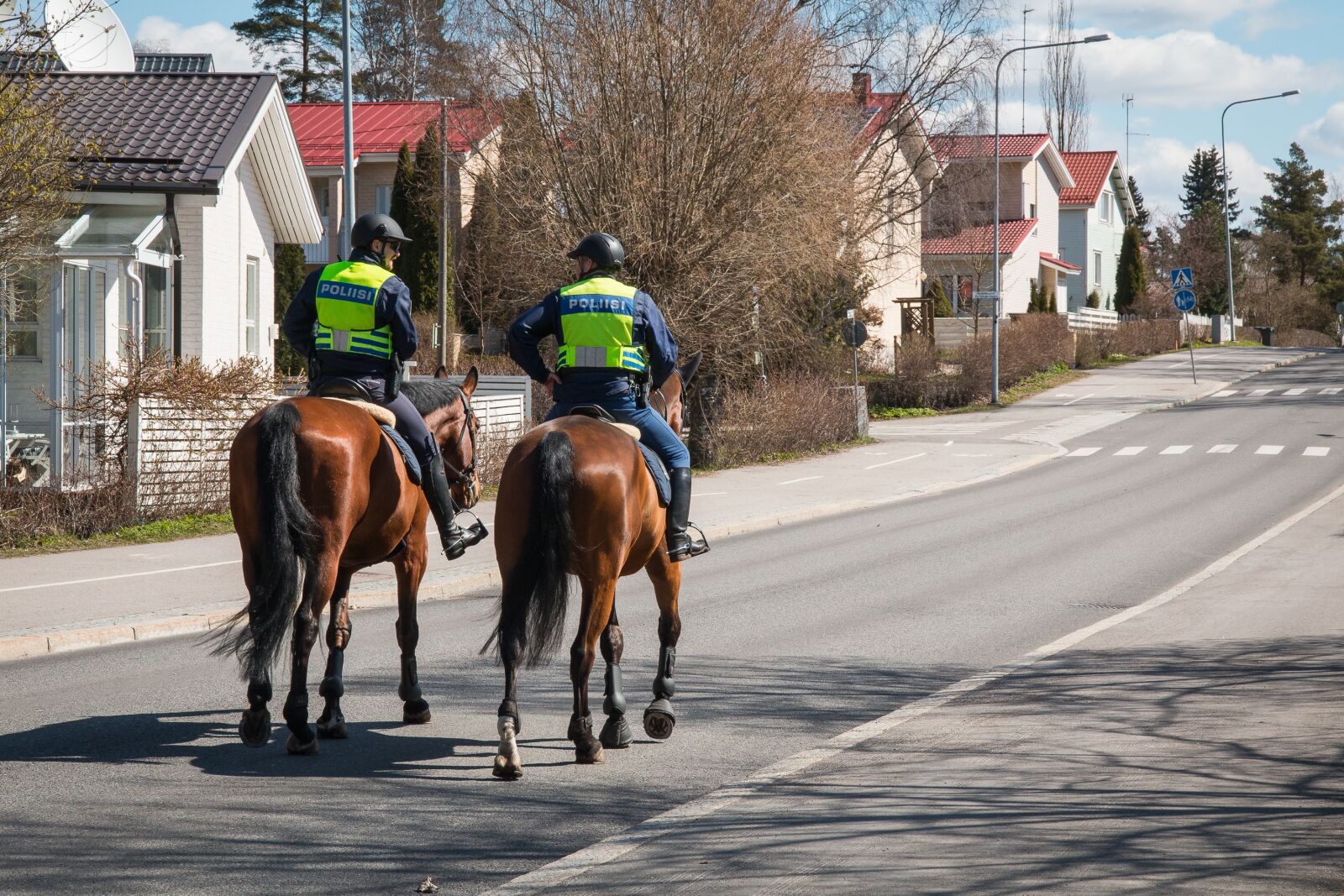Canon EOS 70D + Canon EF-S 15-85mm F3.5-5.6 IS USM sample photo. The police, finnish, mounted photography