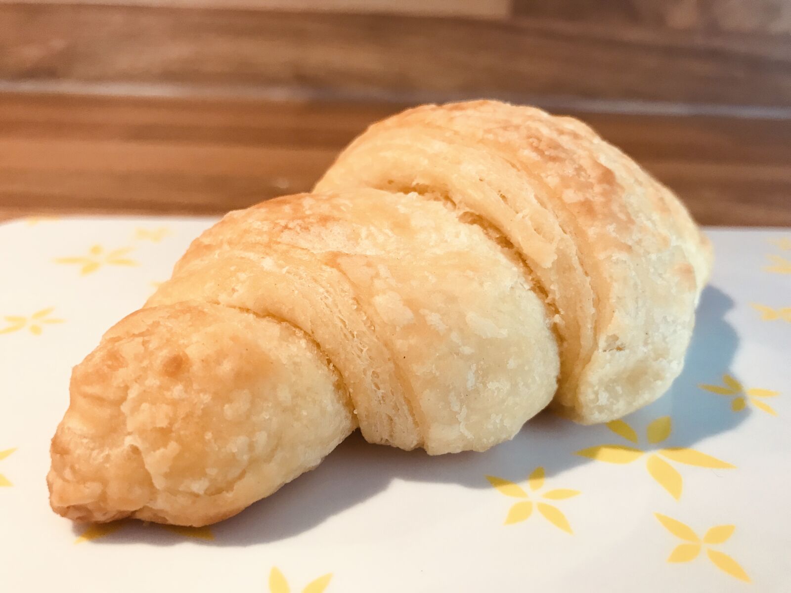 iPhone 7 back camera 3.99mm f/1.8 sample photo. Croissant, baking, recipes photography