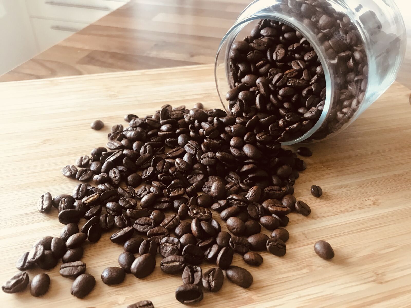 iPhone 7 back camera 3.99mm f/1.8 sample photo. Coffee beans, beans, arabica photography