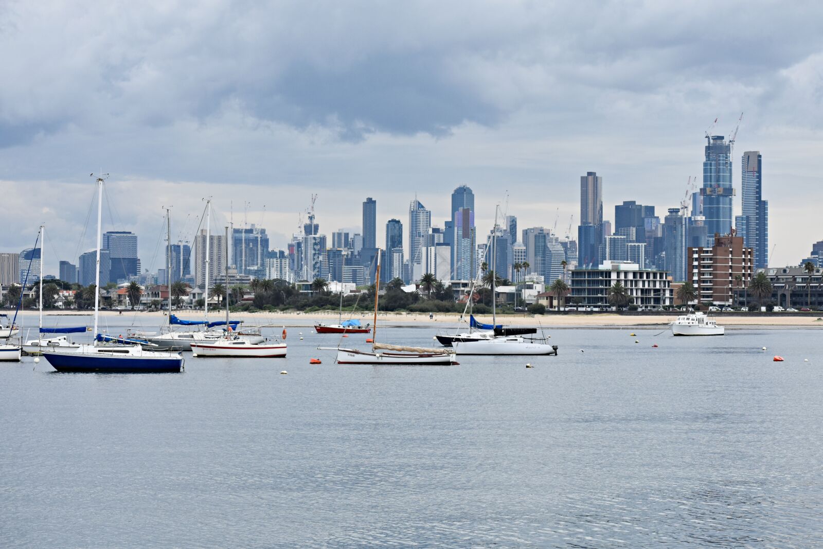 Nikon D3400 sample photo. Skyline, melbourne, st kilda photography