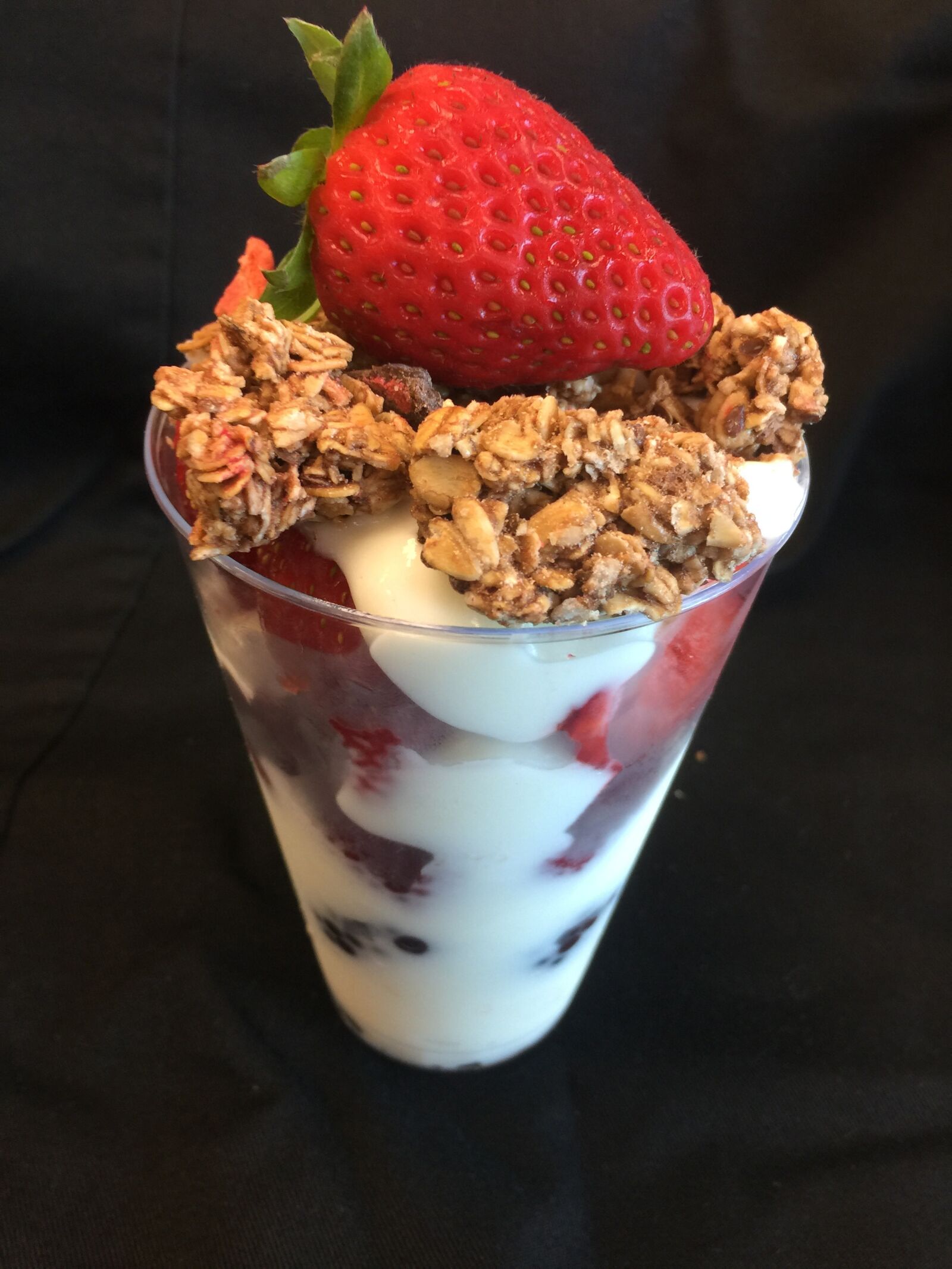 iPhone 6 Plus back camera 4.15mm f/2.2 sample photo. Yogurt, fruit, parfait photography