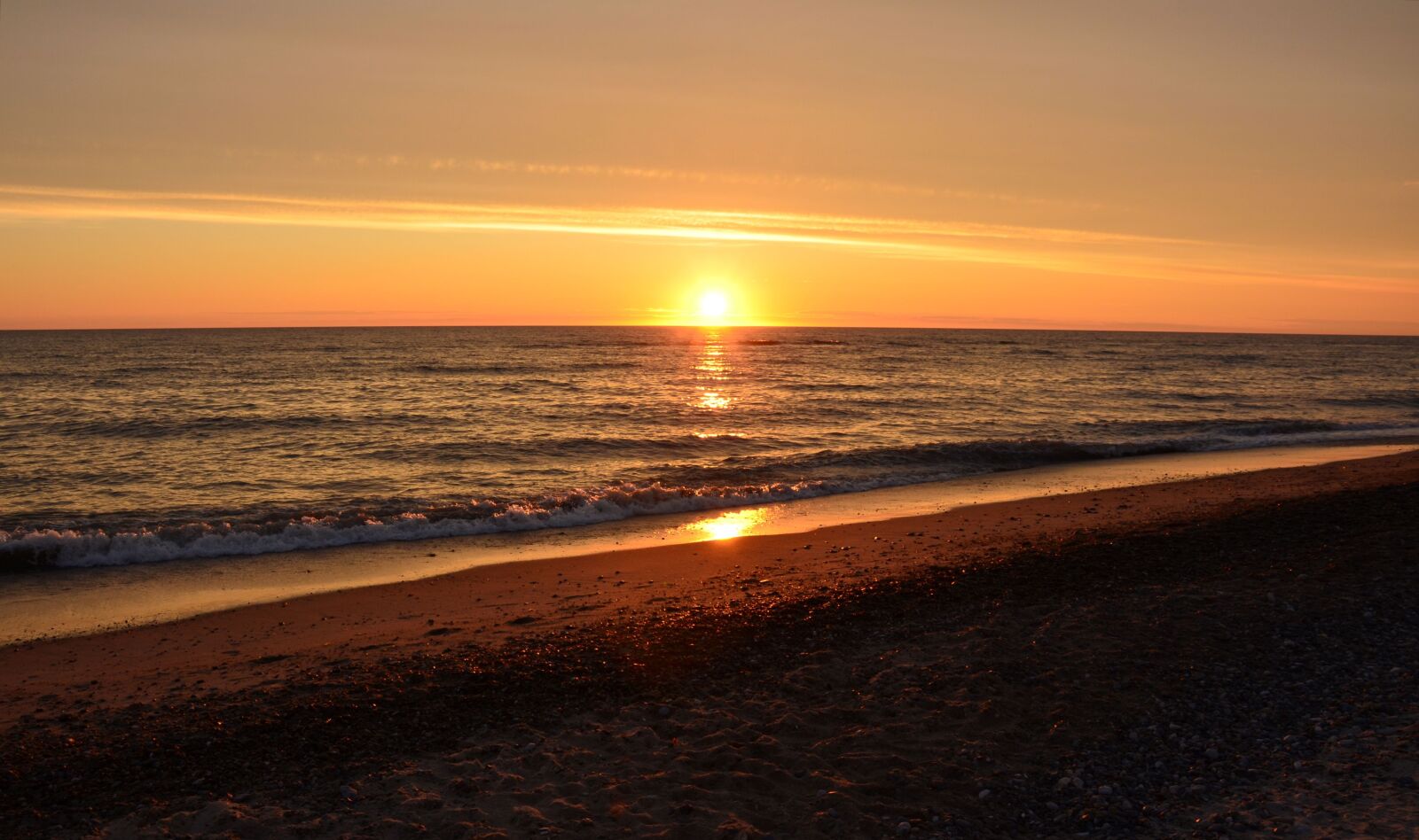 Nikon D5100 sample photo. Denmark, north sea, sunset photography