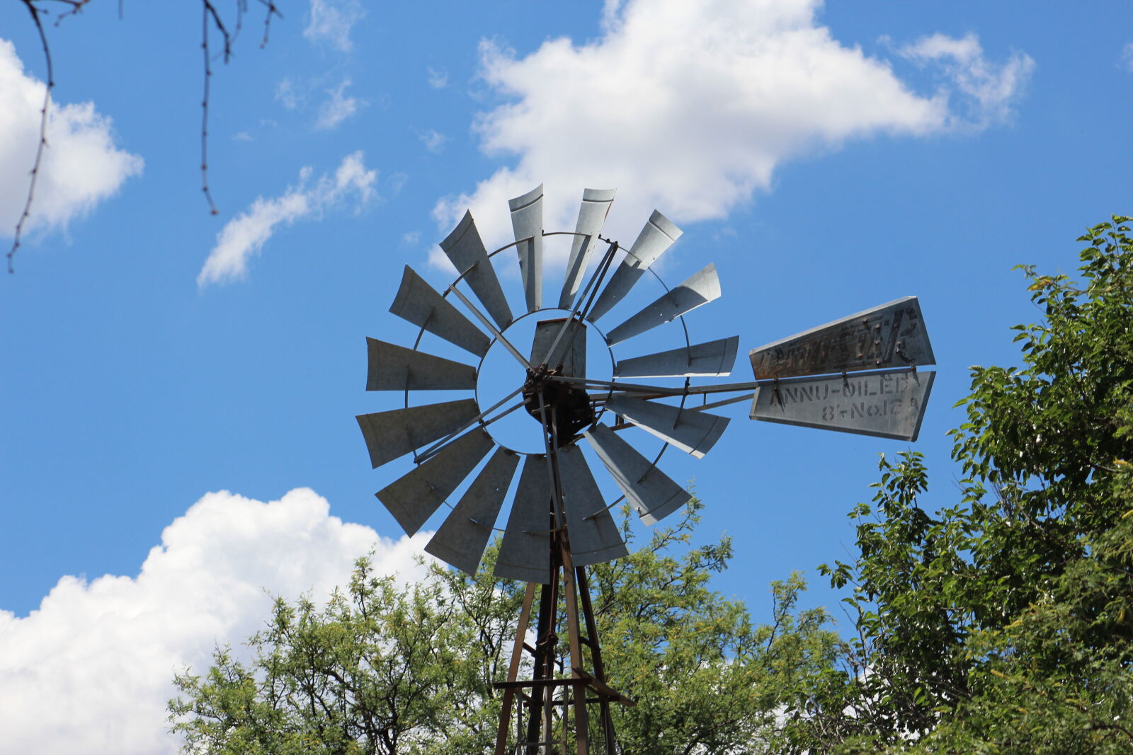 Canon EF 75-300mm f/4-5.6 sample photo. Windmill photography