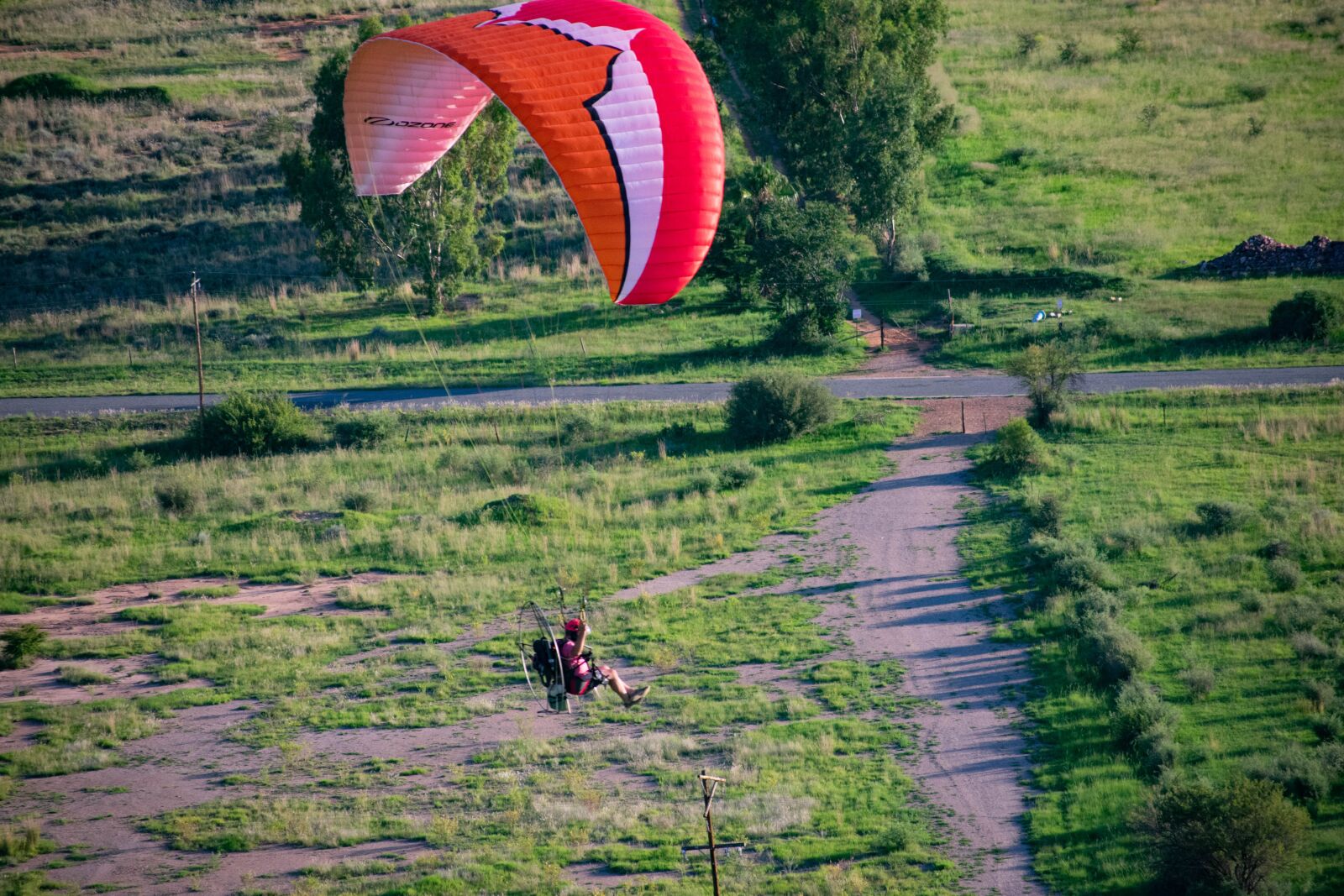 Nikon D3400 sample photo. Paramotor, flight, paragliding photography