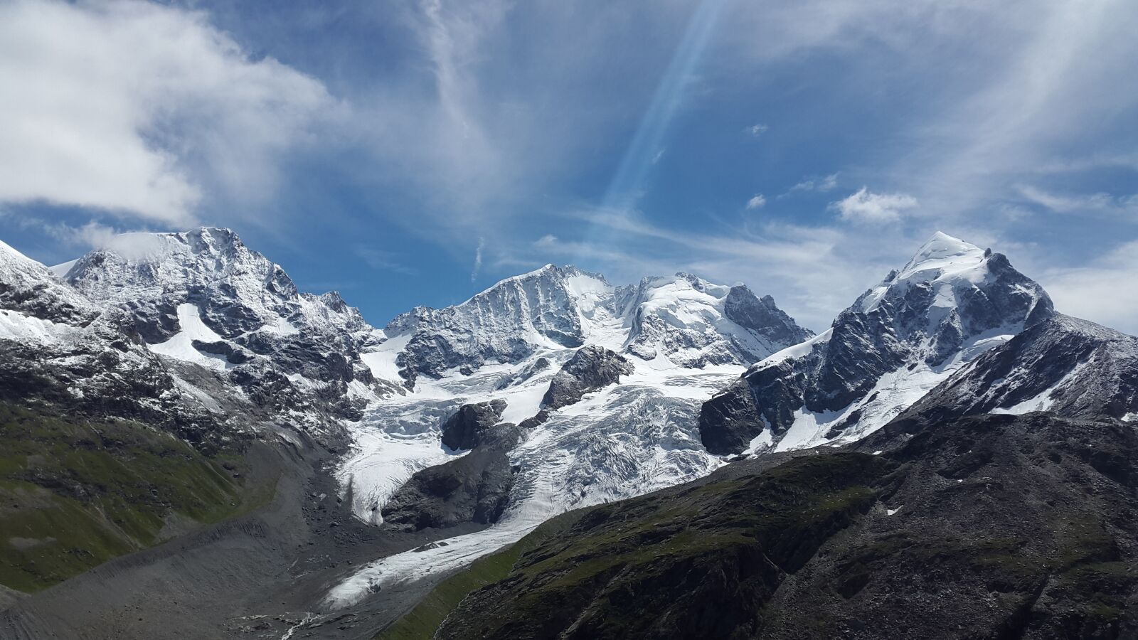 Samsung Galaxy Alpha sample photo. Piz bernina, high mountains photography