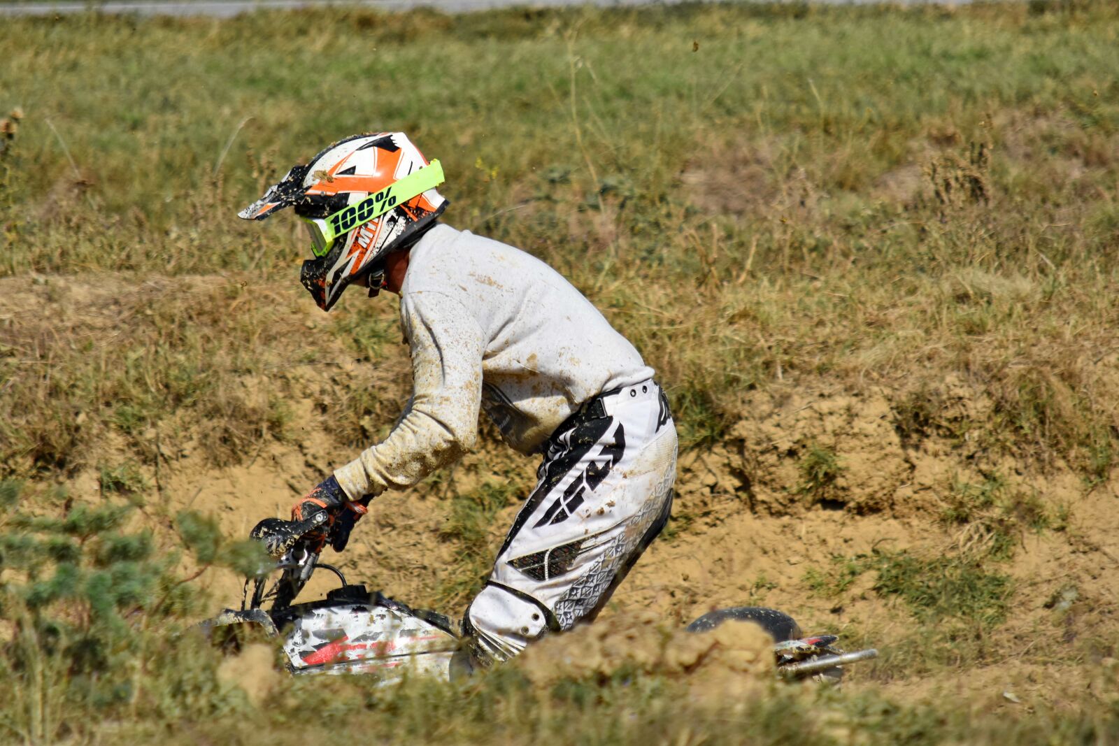 Nikon D5500 sample photo. Motocross, motorcycle, motorcyclist, mud photography