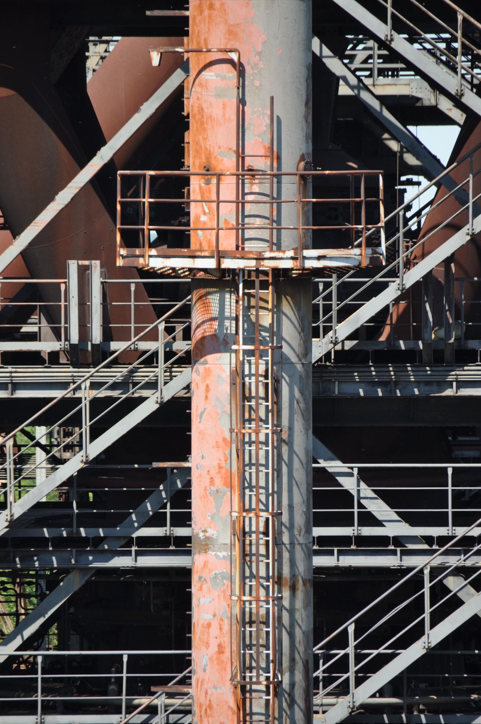 Nikon D5000 sample photo. Industrial plant, old, industry photography