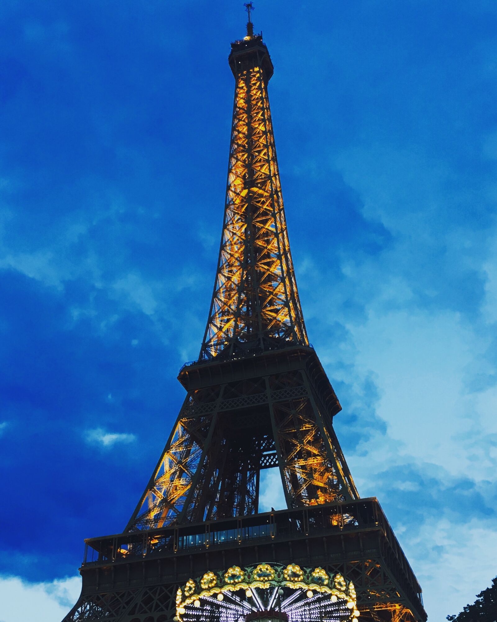 iPhone 6s back camera 4.15mm f/2.2 sample photo. Eiffel, tower photography