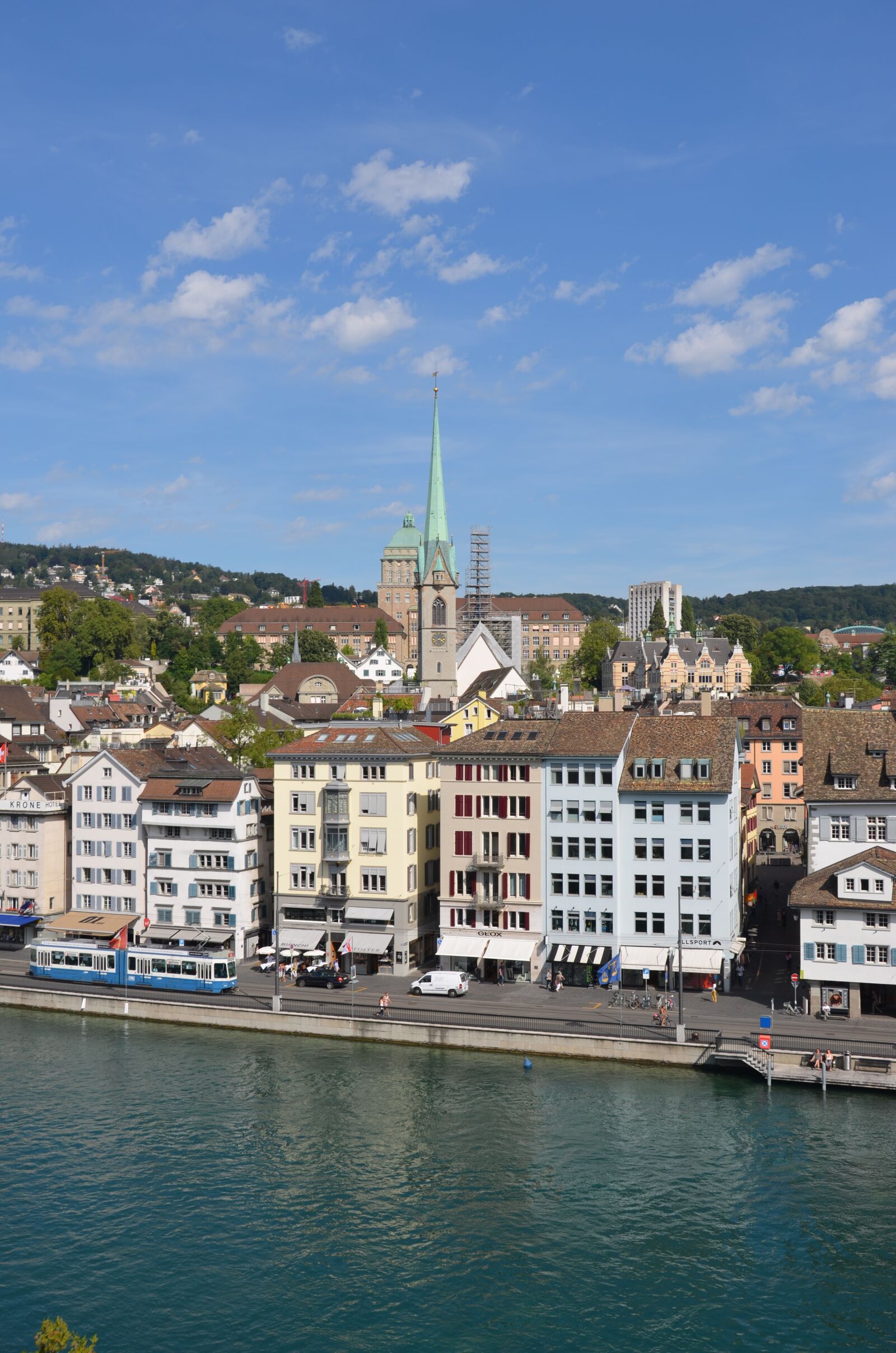Nikon D5100 sample photo. Zurich, river, city photography