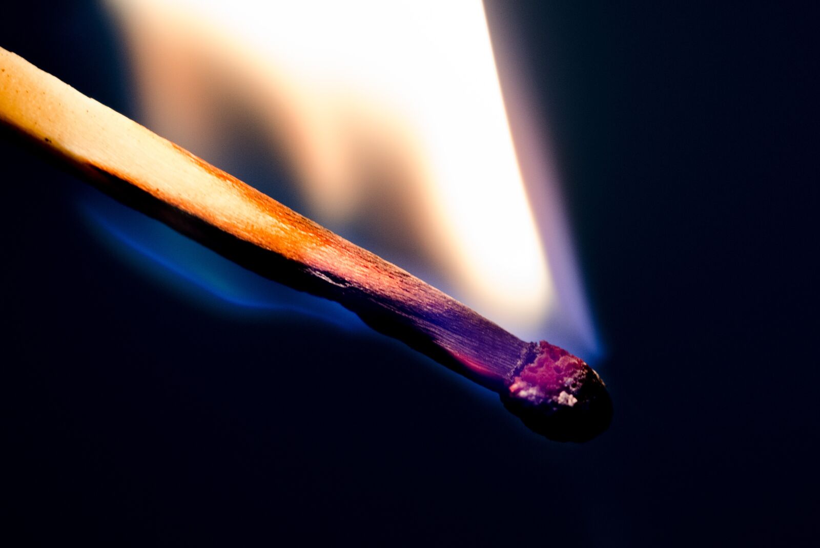 Nikon D7000 sample photo. Match, lit match, fire photography