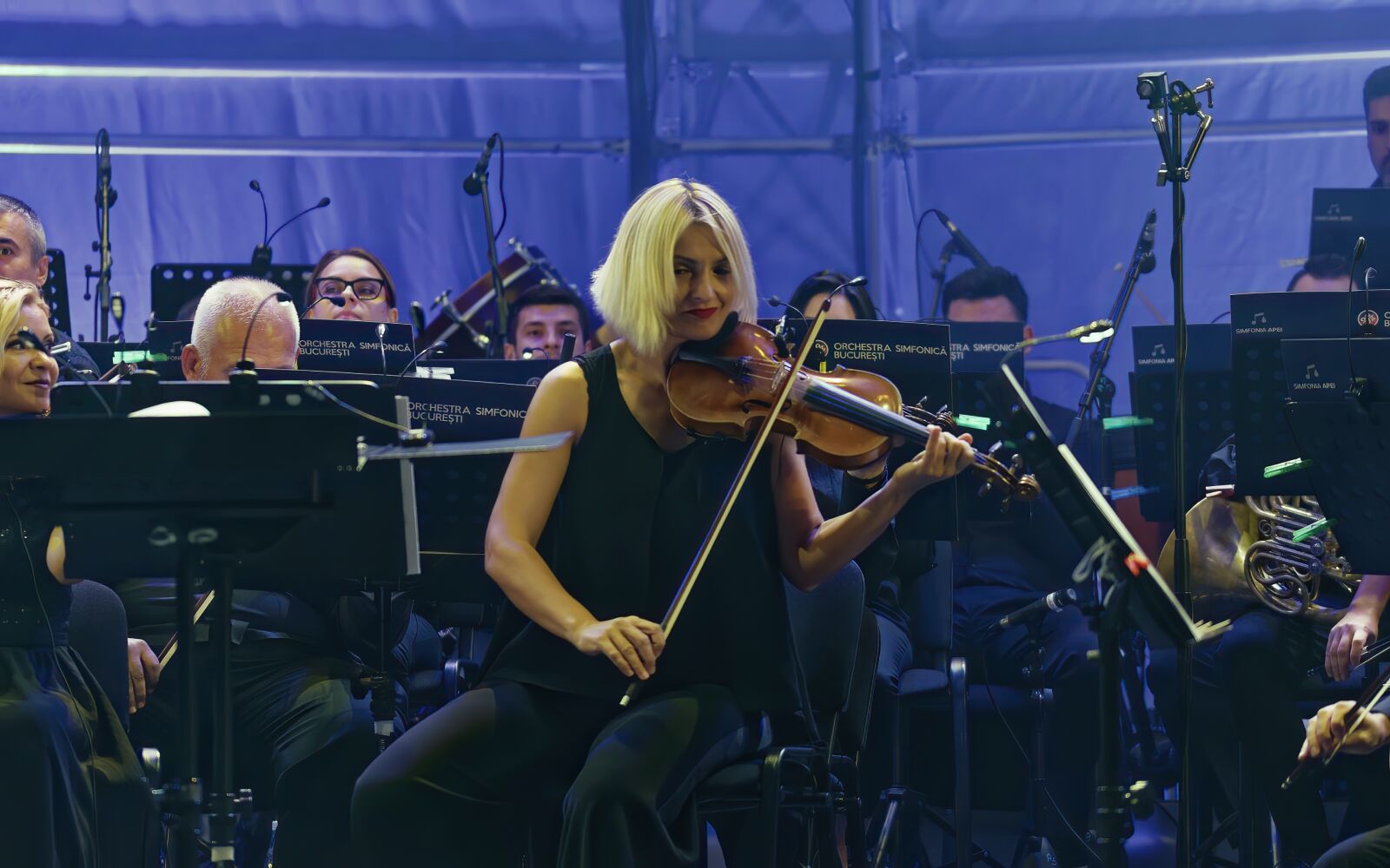 Nikon D5300 sample photo. Woman, young, violinist photography