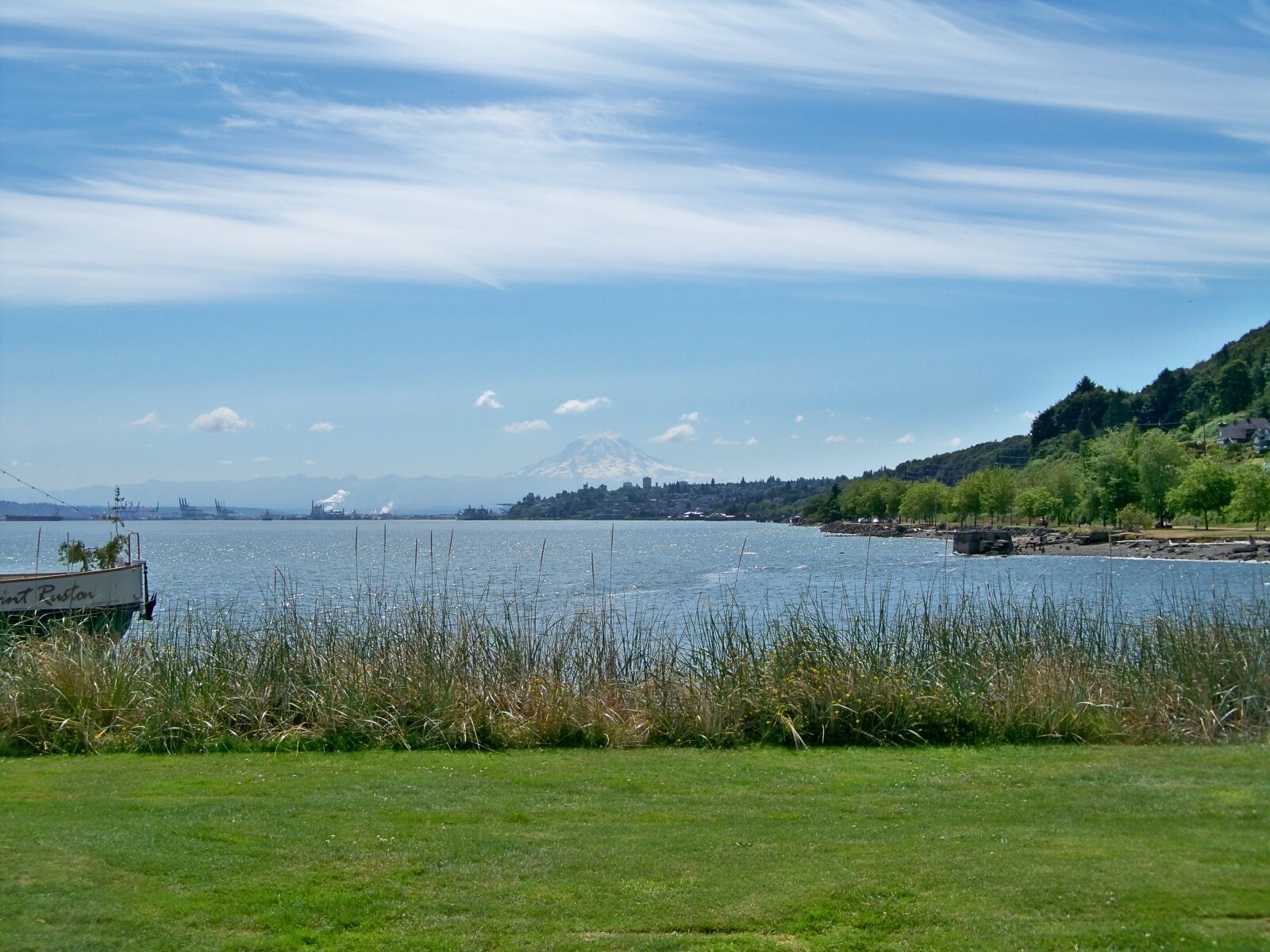 Kodak EASYSHARE Z950 DIGITAL CAMERA sample photo. Tacoma, washington, commencement bay photography