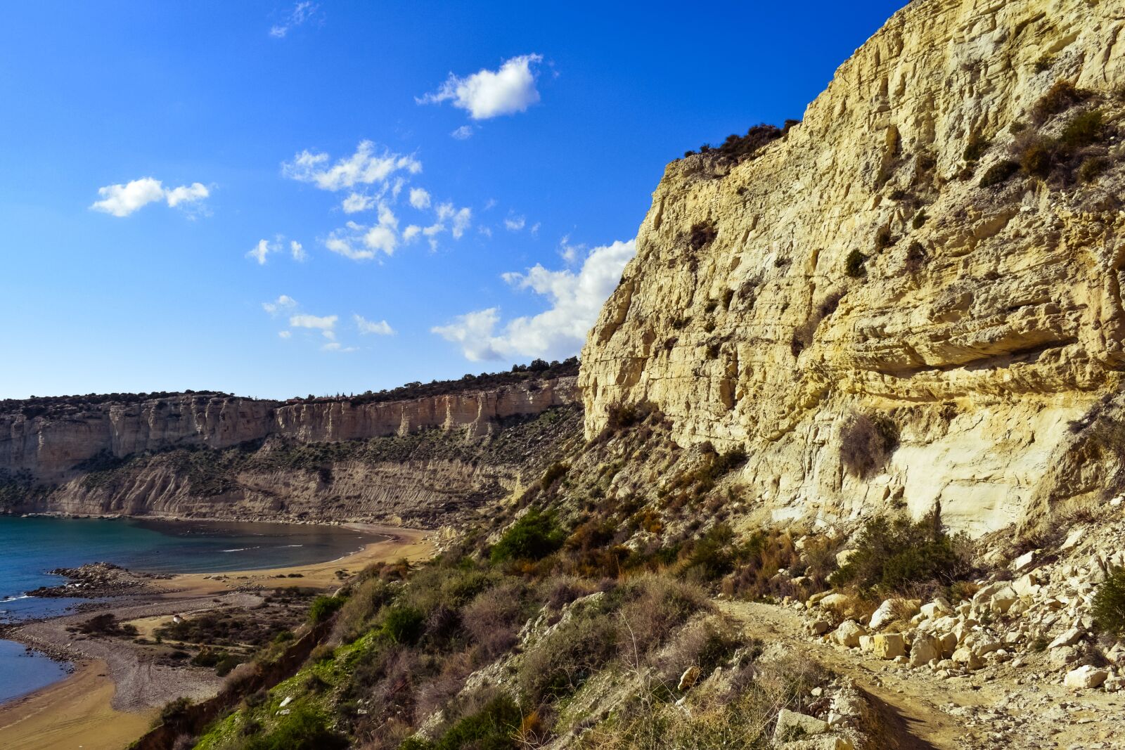 Nikon D3300 sample photo. Beach, cliffs, sea photography