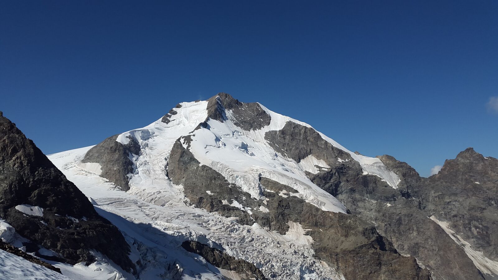 Samsung Galaxy Alpha sample photo. Piz bernina, alpine, biancograt photography