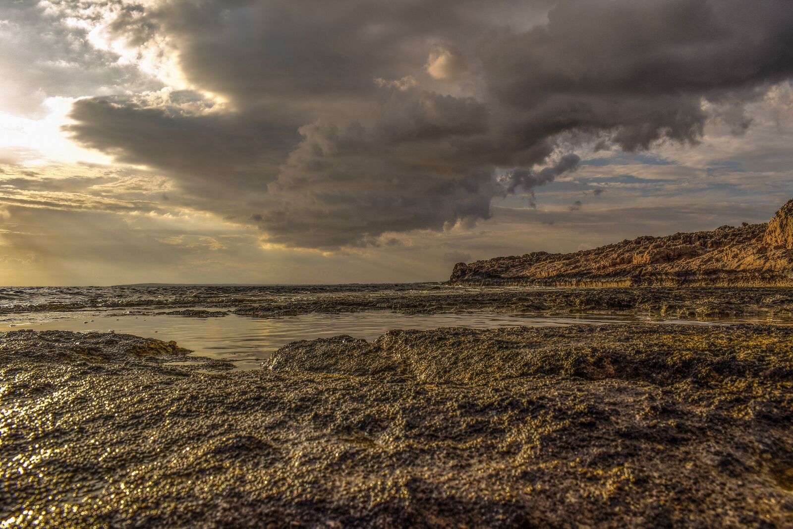 Nikon D3300 sample photo. Rocky coast, sea, sky photography