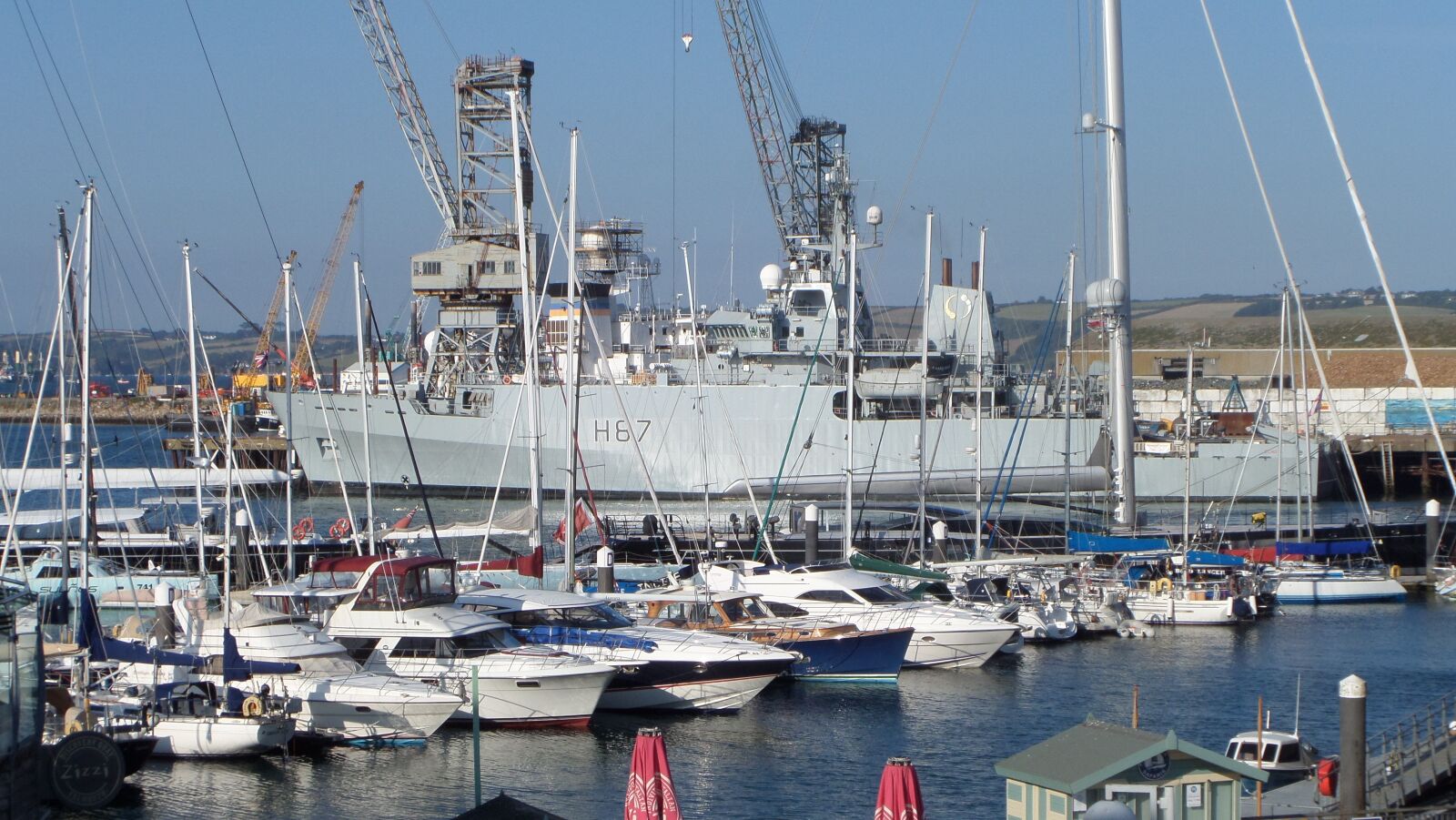 Samsung WB200F/WB201F/WB202F sample photo. Harbor, boats, sea photography