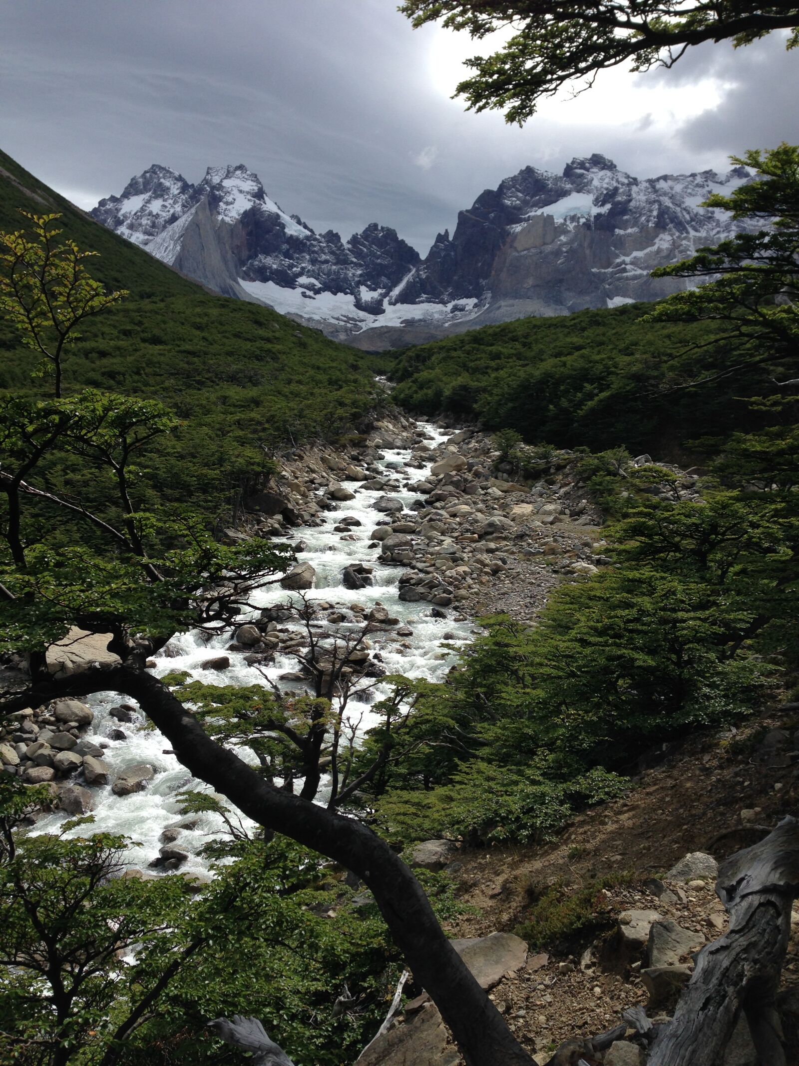 iPhone 5 back camera 4.12mm f/2.4 sample photo. Chile, patagonia, hiking photography