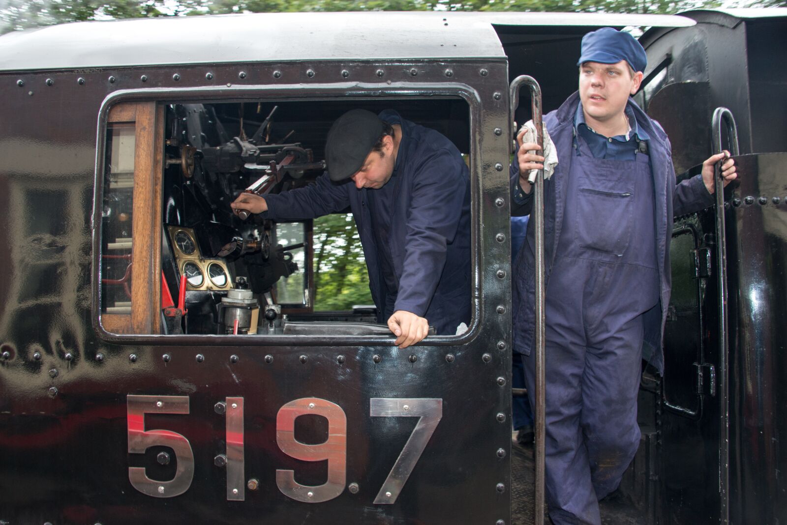Nikon D800 sample photo. Steam train, locomotive, cabin photography