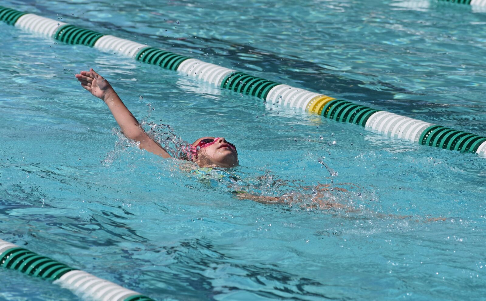 Nikon D3300 sample photo. Young swimmer, backstroke, swimming photography