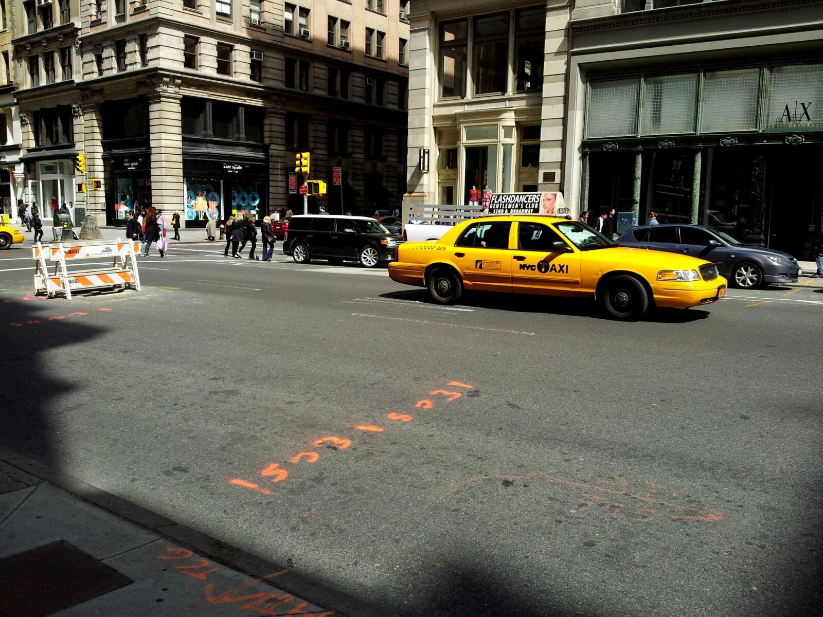 Samsung Galaxy S2 sample photo. New york cab, new photography