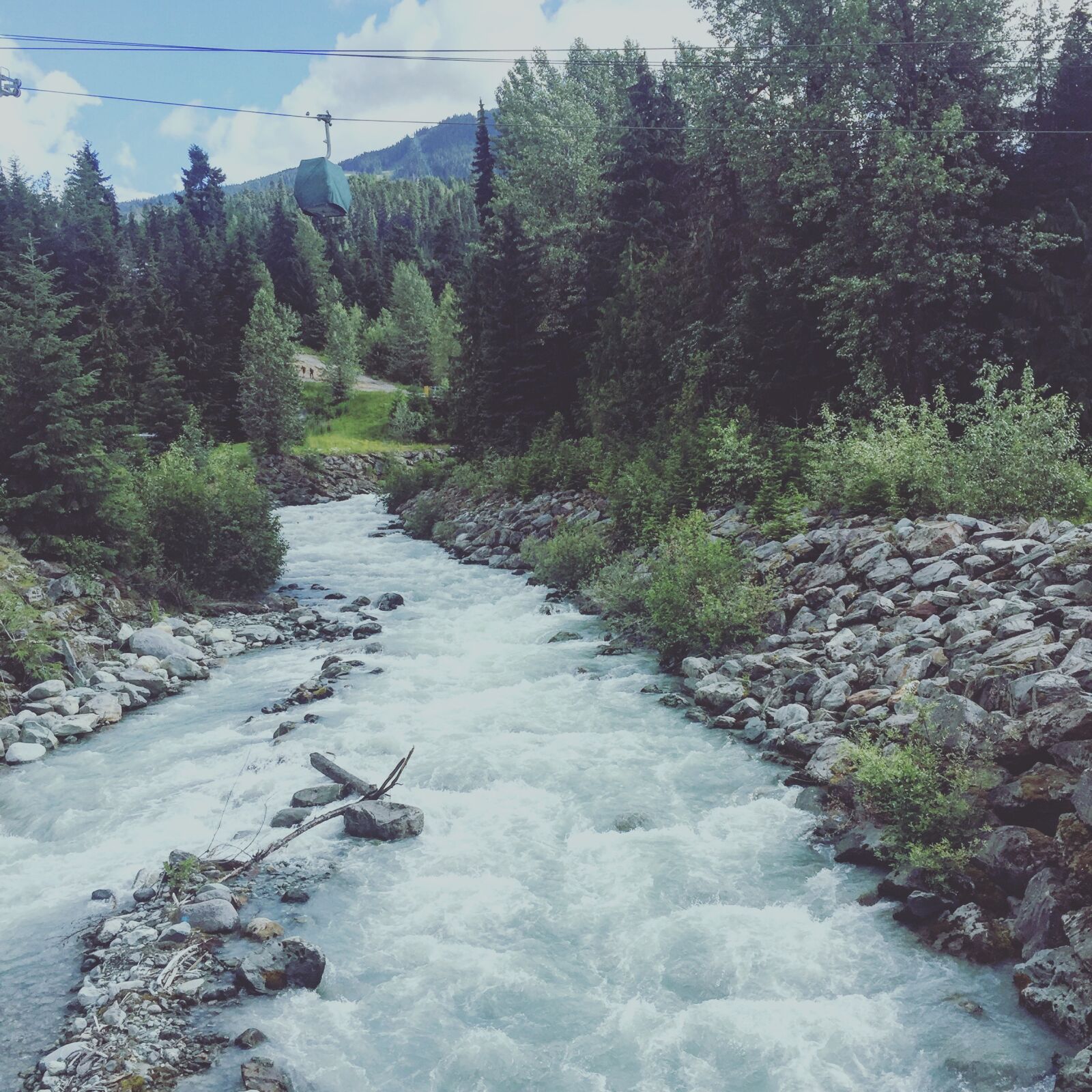 Apple iPhone 6 sample photo. River, between, of, grey photography