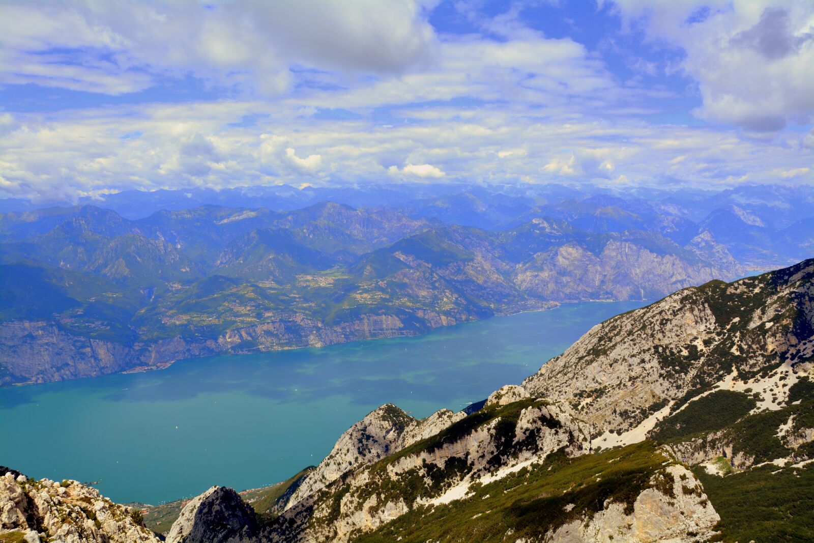 Nikon D7100 sample photo. Mountains, lake, garda photography