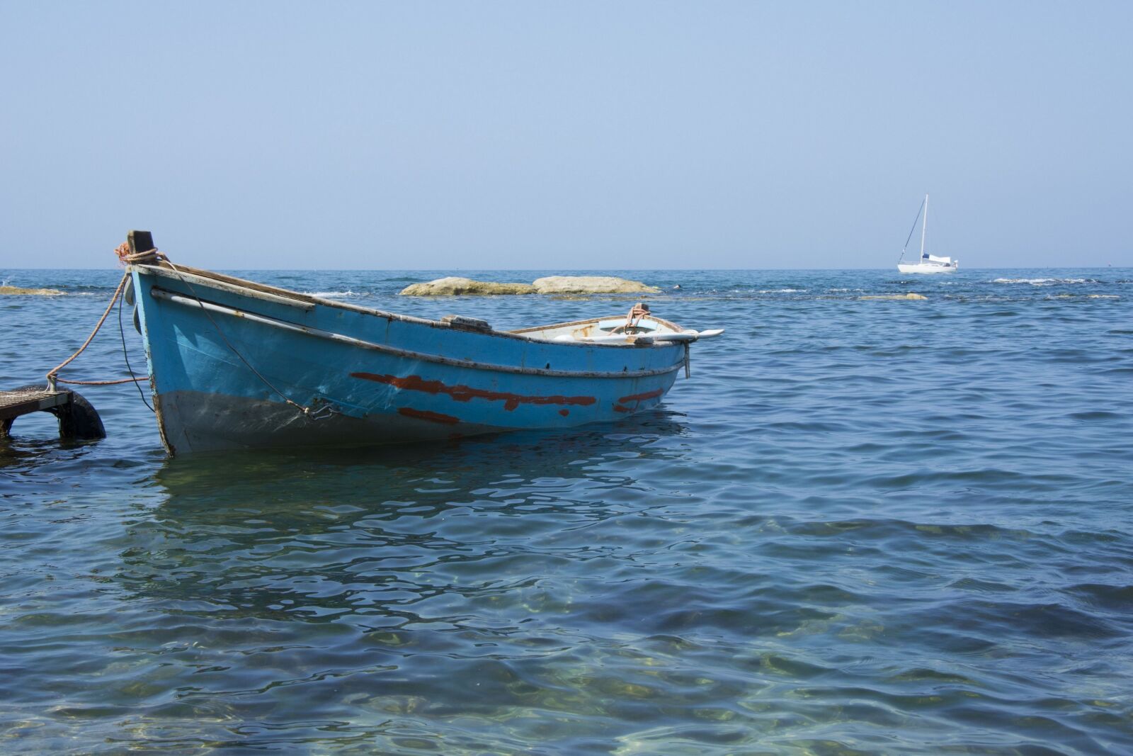 Nikon D5200 sample photo. Boat, sea, summer photography
