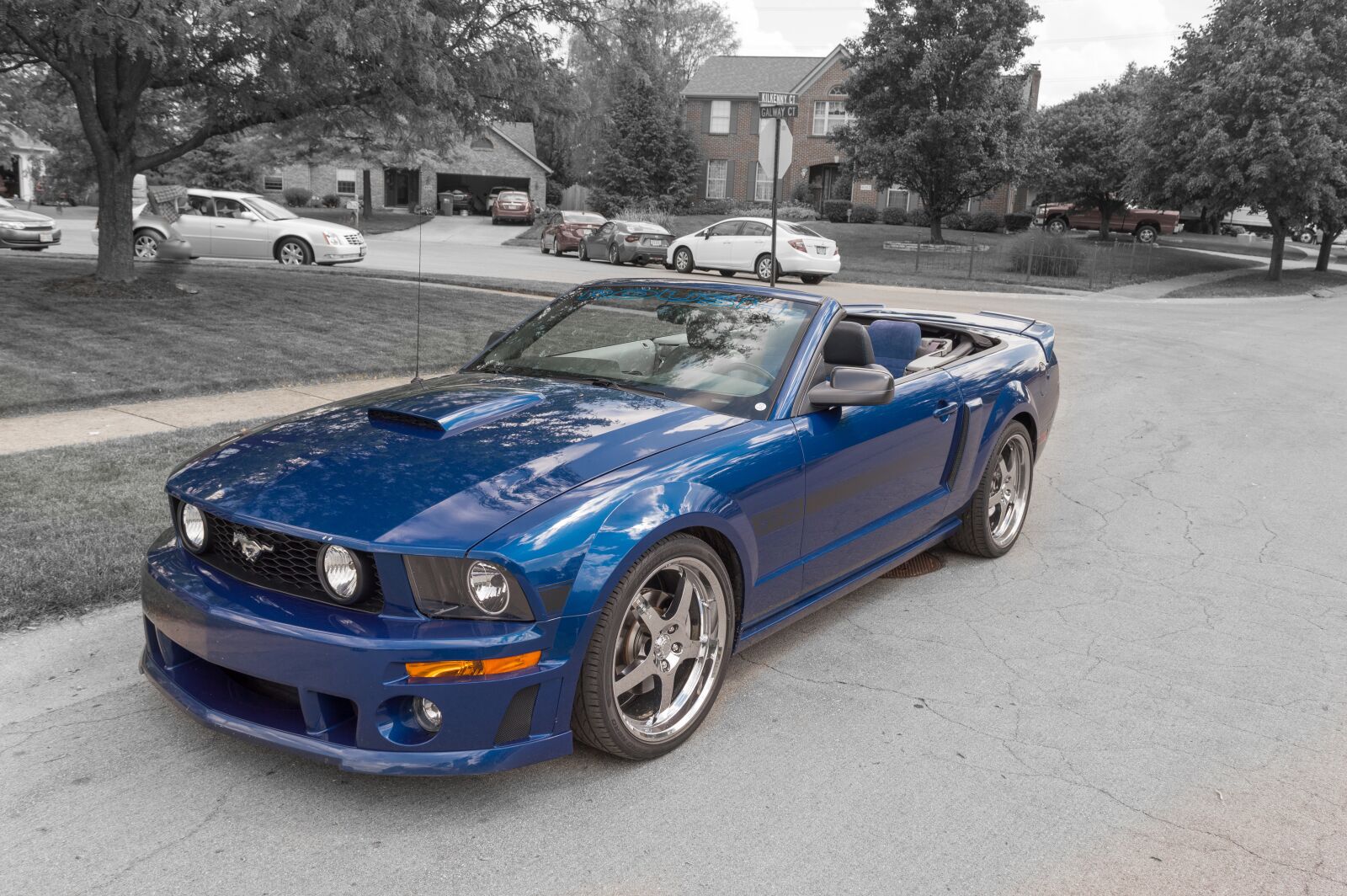 Nikon D3200 sample photo. Car, mustang, auto photography