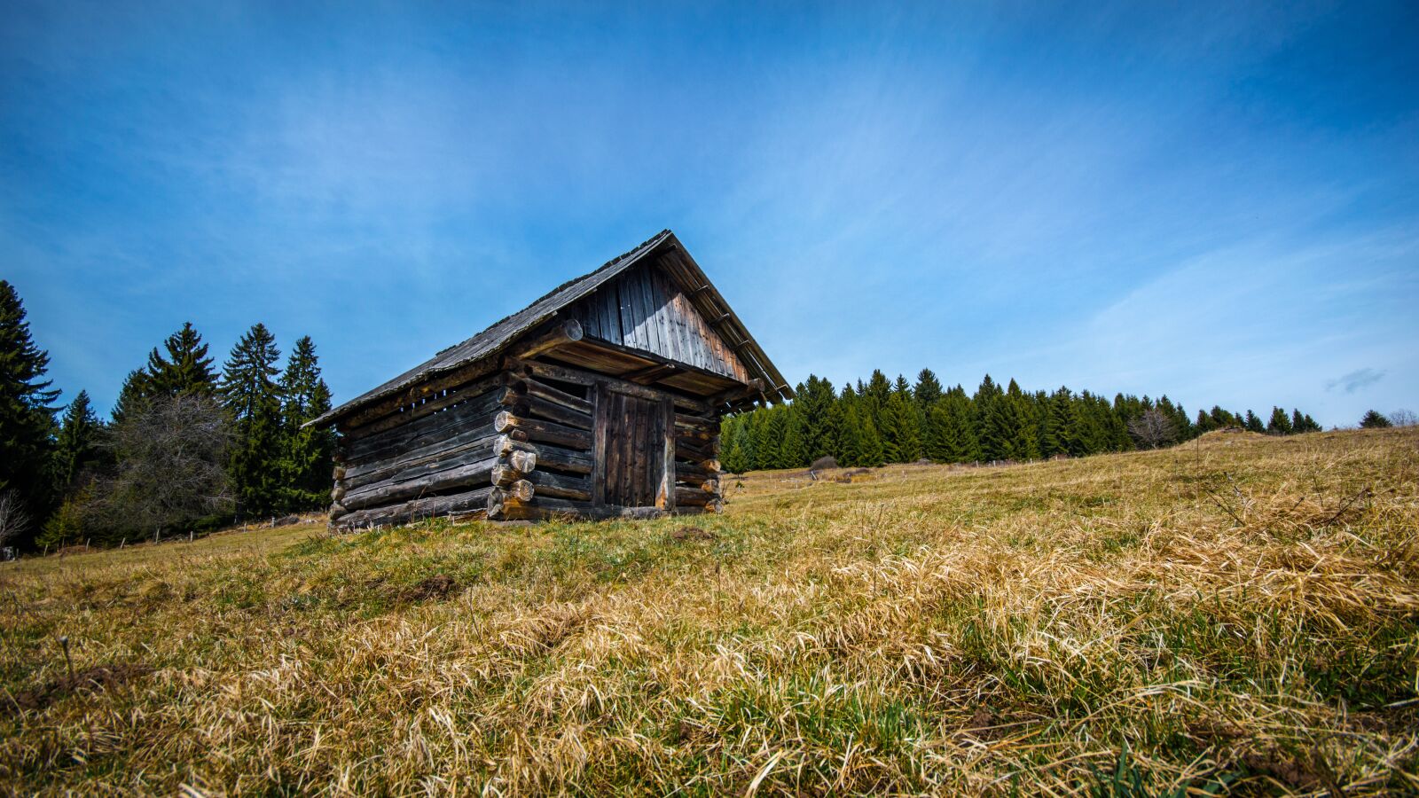 Nikon D3200 sample photo. Old, cottage, mow photography
