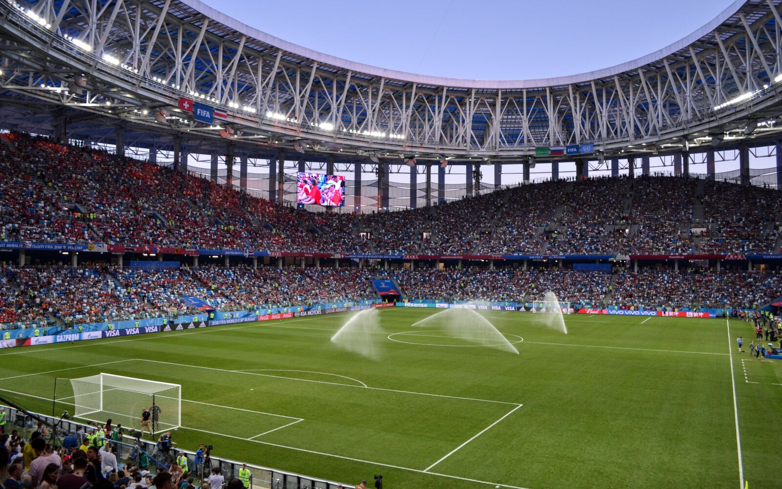 Nikon D3100 sample photo. Stadium, nizhniy novgorod, russia photography