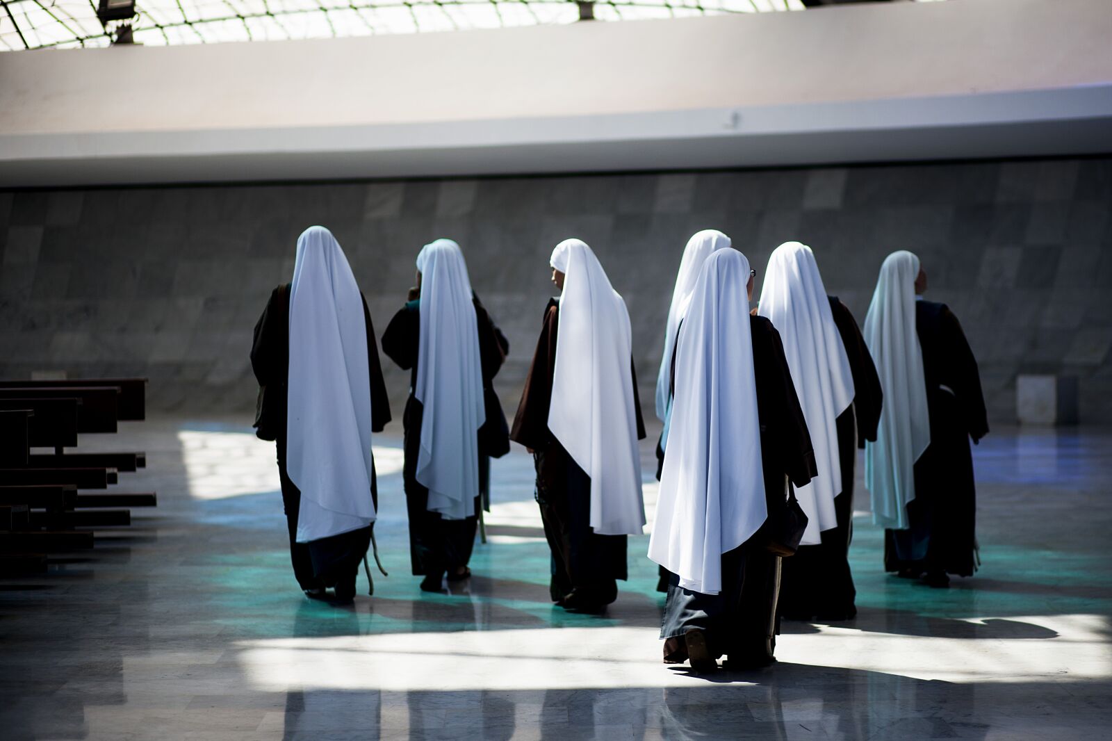 Canon EOS 5D Mark II sample photo. Nuns, church, religion photography