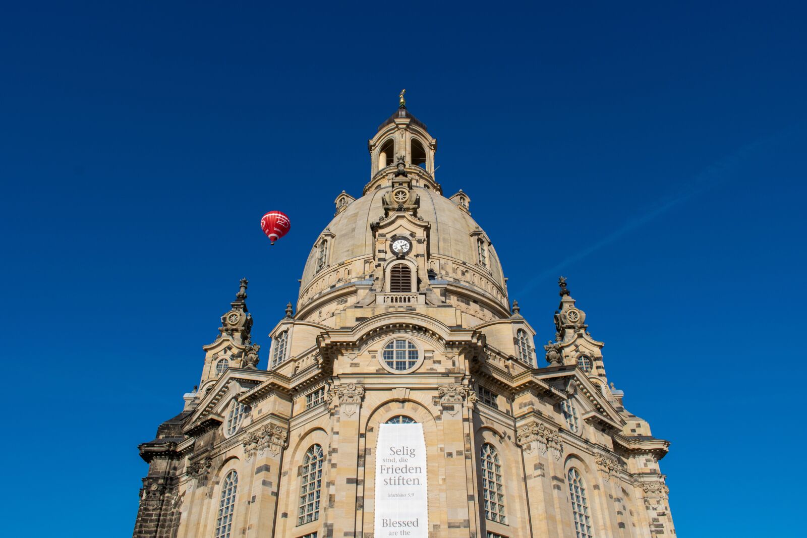 Nikon D5300 sample photo. Frauenkirche, dresden, balloon photography