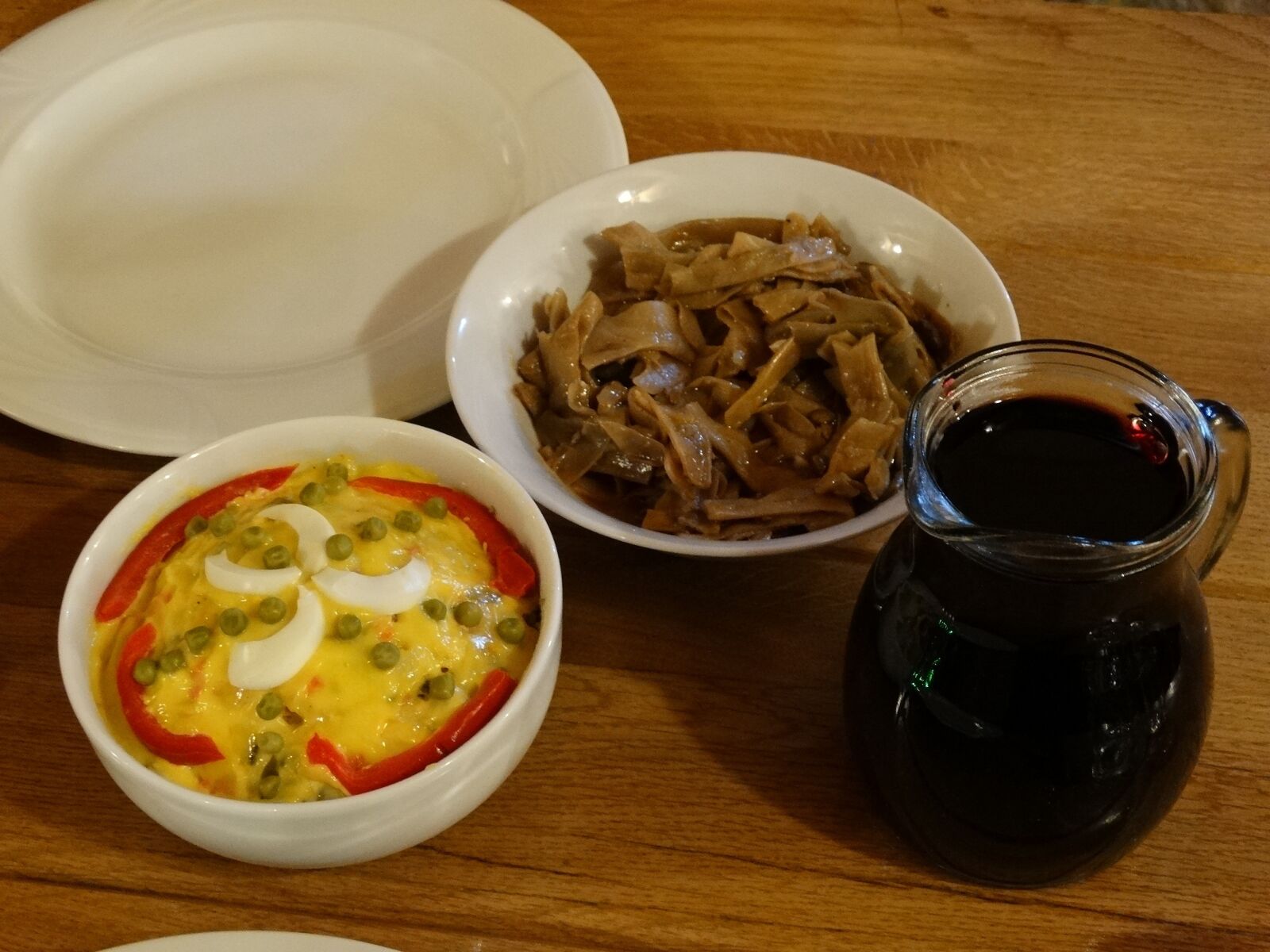 Sony Cyber-shot DSC-HX300 sample photo. Wine, salad, plate photography