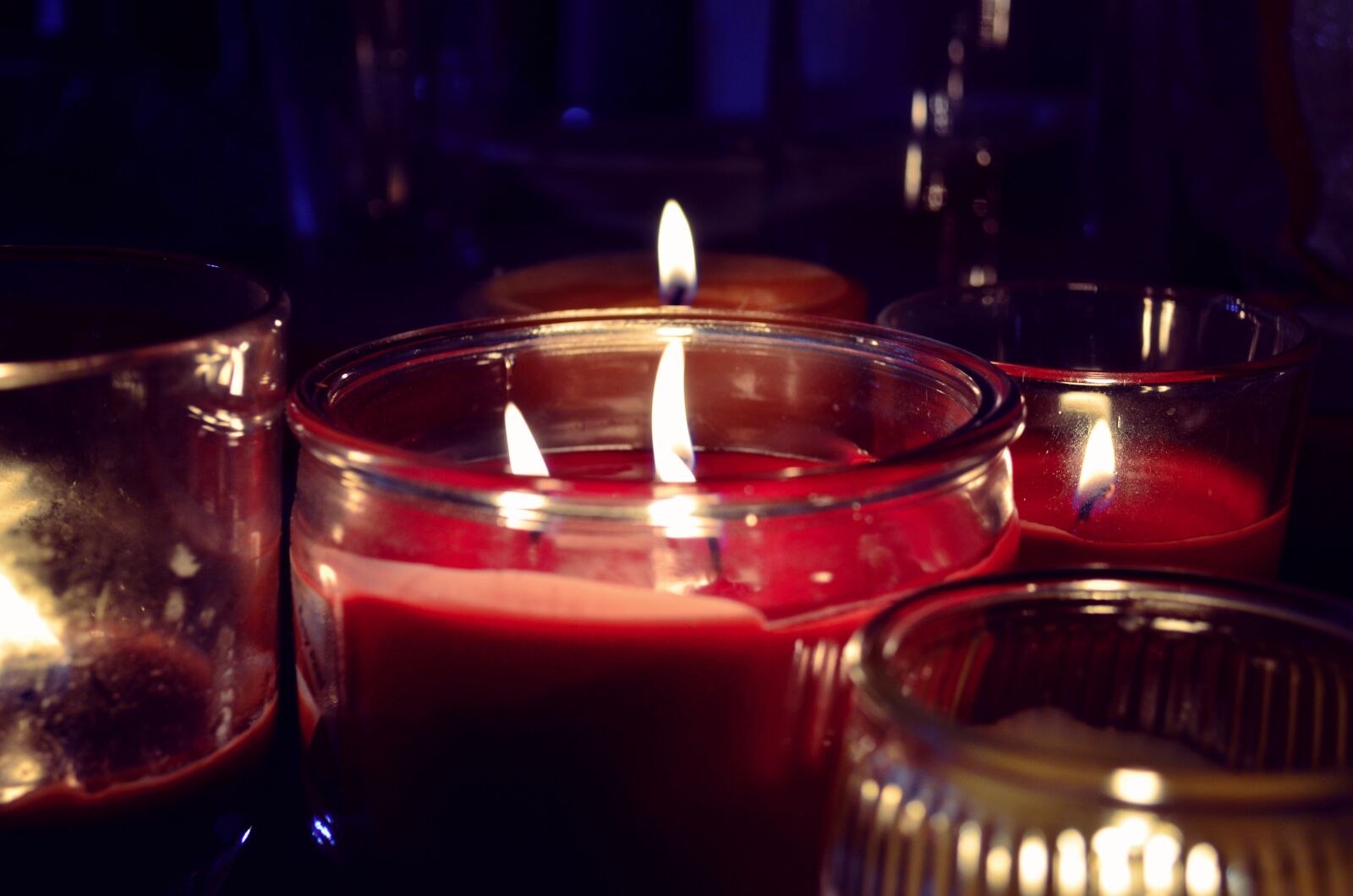 Nikon D5100 sample photo. Candle, light, christmas photography