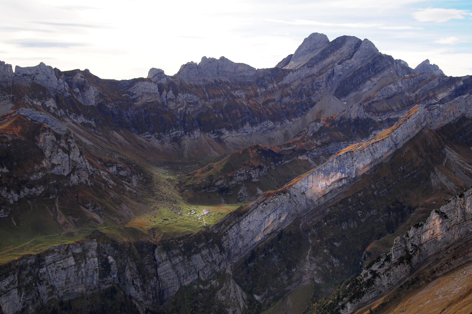 Olympus PEN E-PL2 sample photo. Switzerland, alpstein, mountain photography