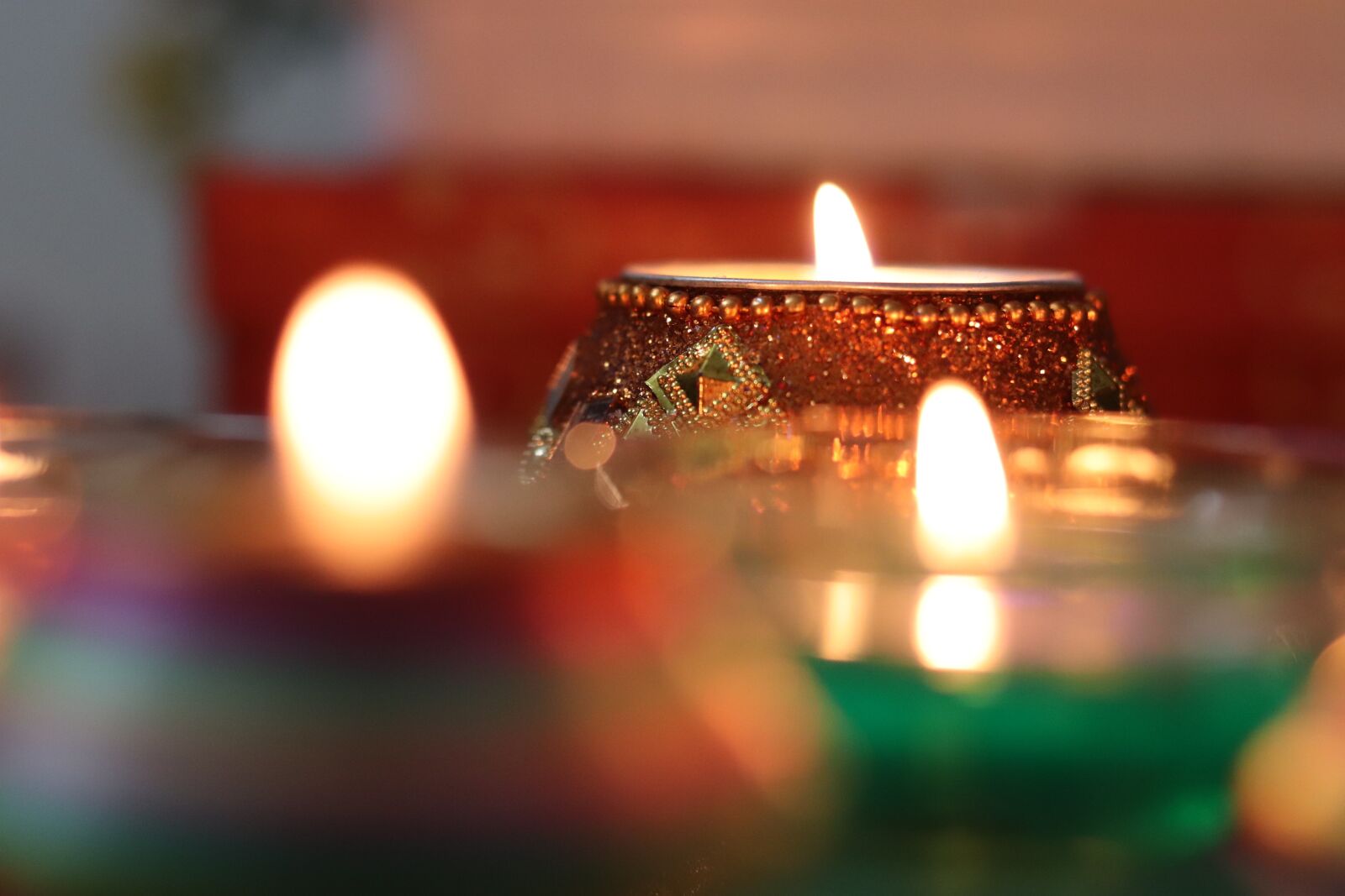 Canon EF 50mm F1.8 STM sample photo. Diwali, candle, candlelight photography