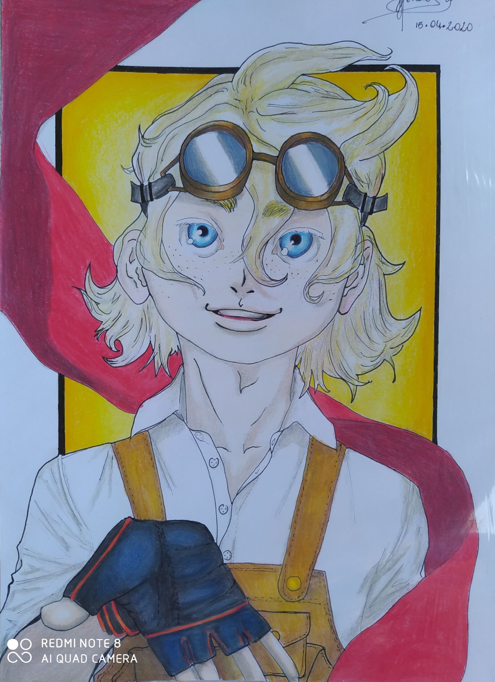 Xiaomi Redmi Note 8 sample photo. Drawing, illustration, character photography