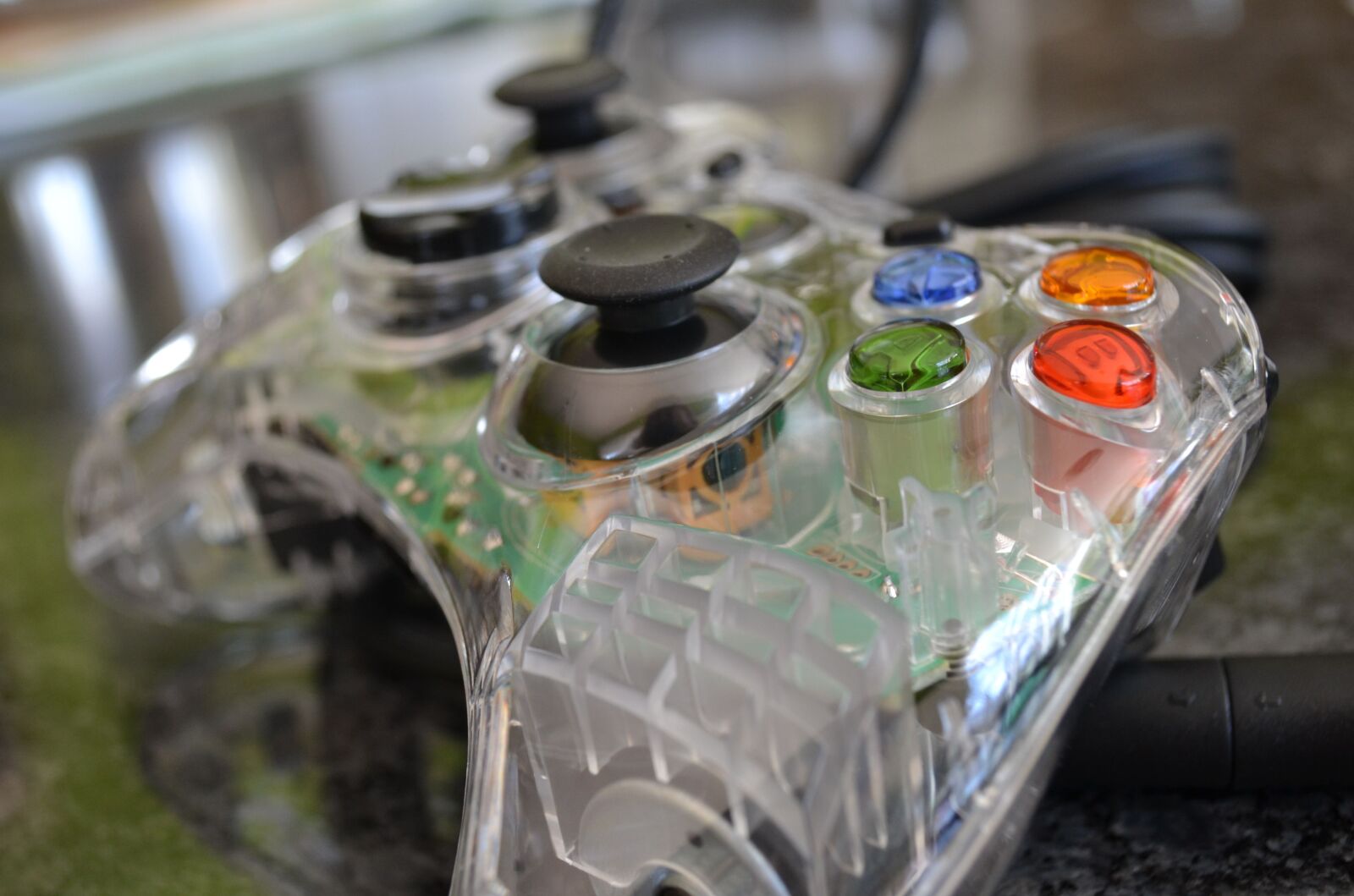 Nikon D3100 sample photo. Gamer, controller, gaming photography