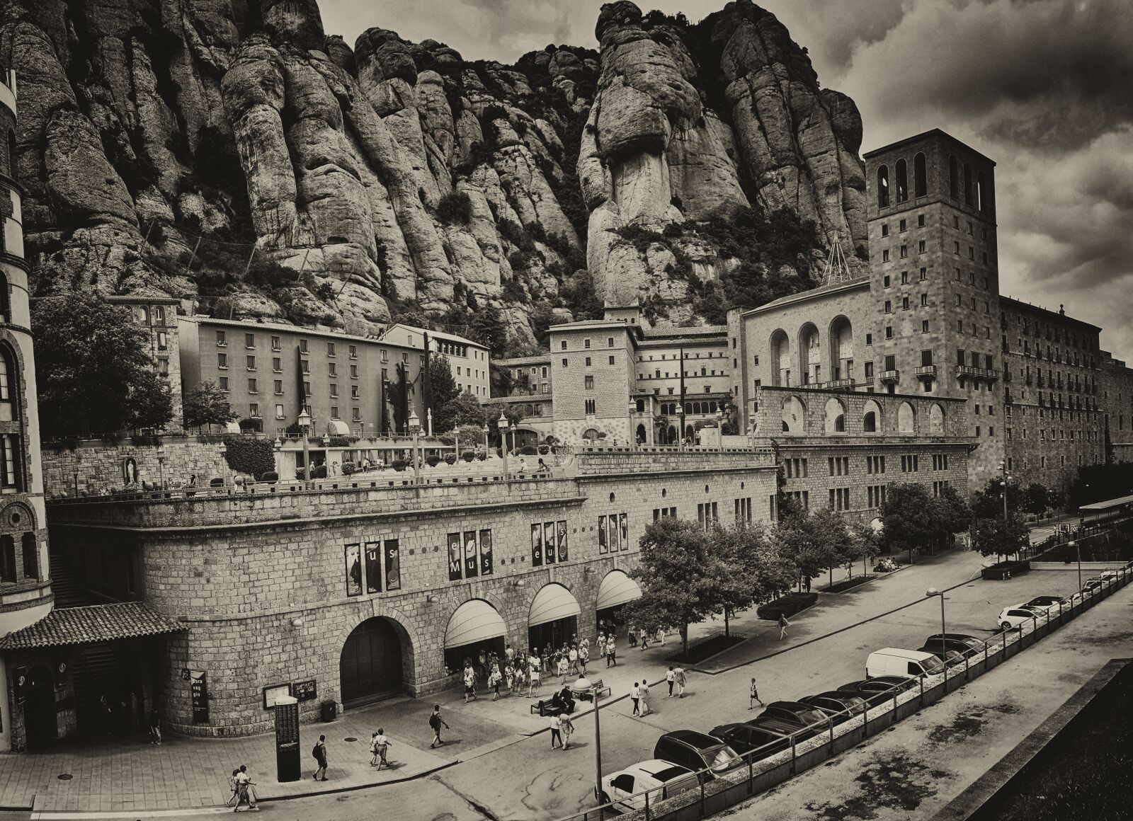 Olympus OM-D E-M10 II sample photo. Montserrat, monastery, catalonia photography