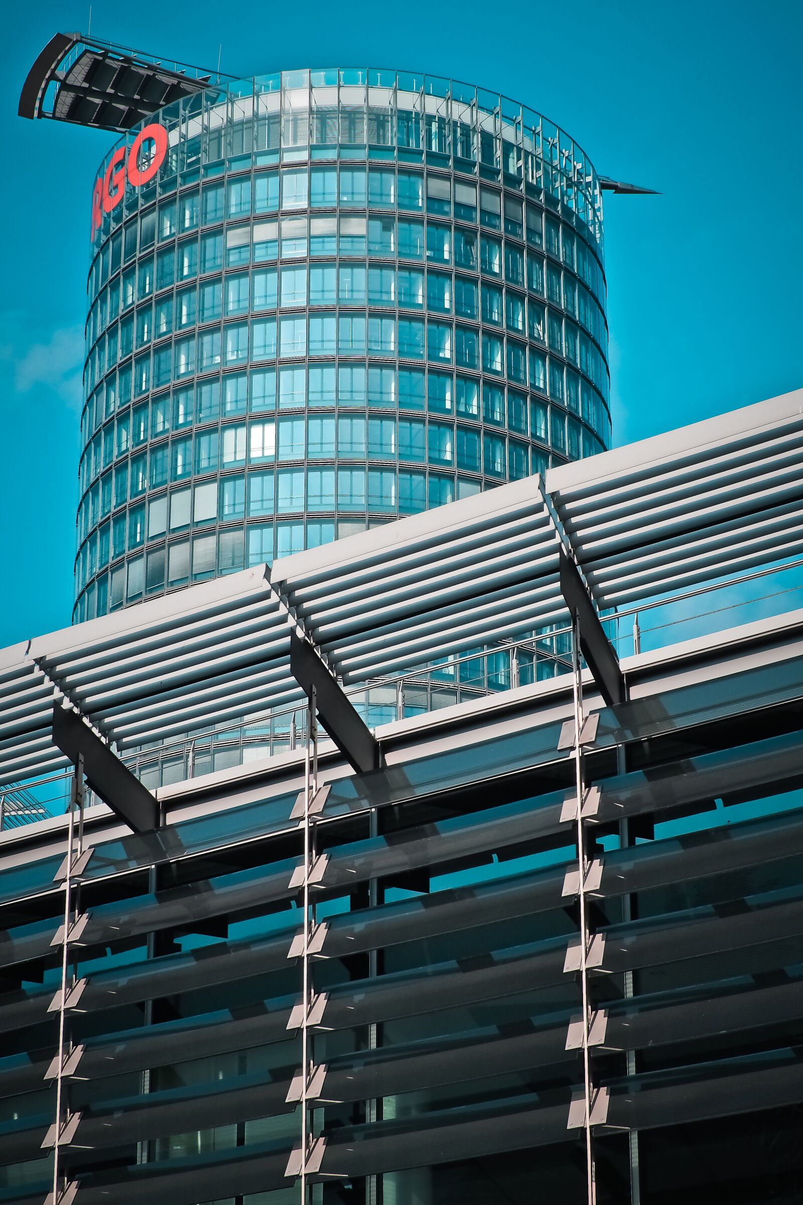 Olympus OM-D E-M10 sample photo. Architecture, skyscraper, glass facades photography