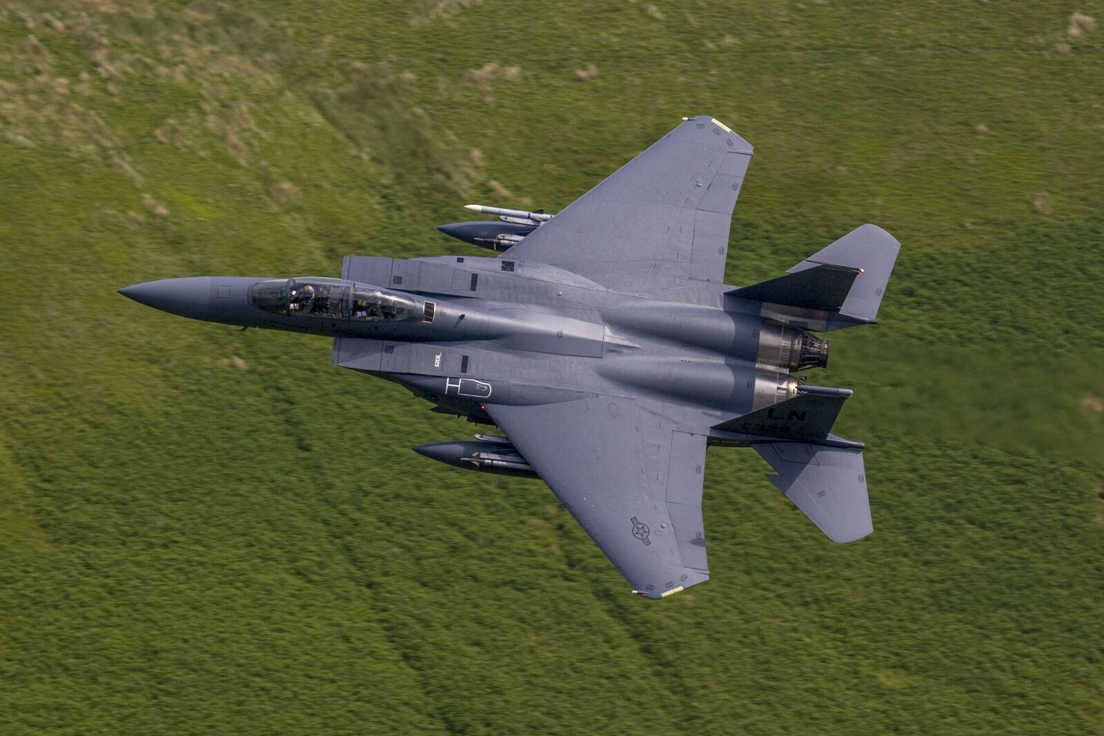 Canon EOS 20D sample photo. F15, f15 eagle, fighter photography