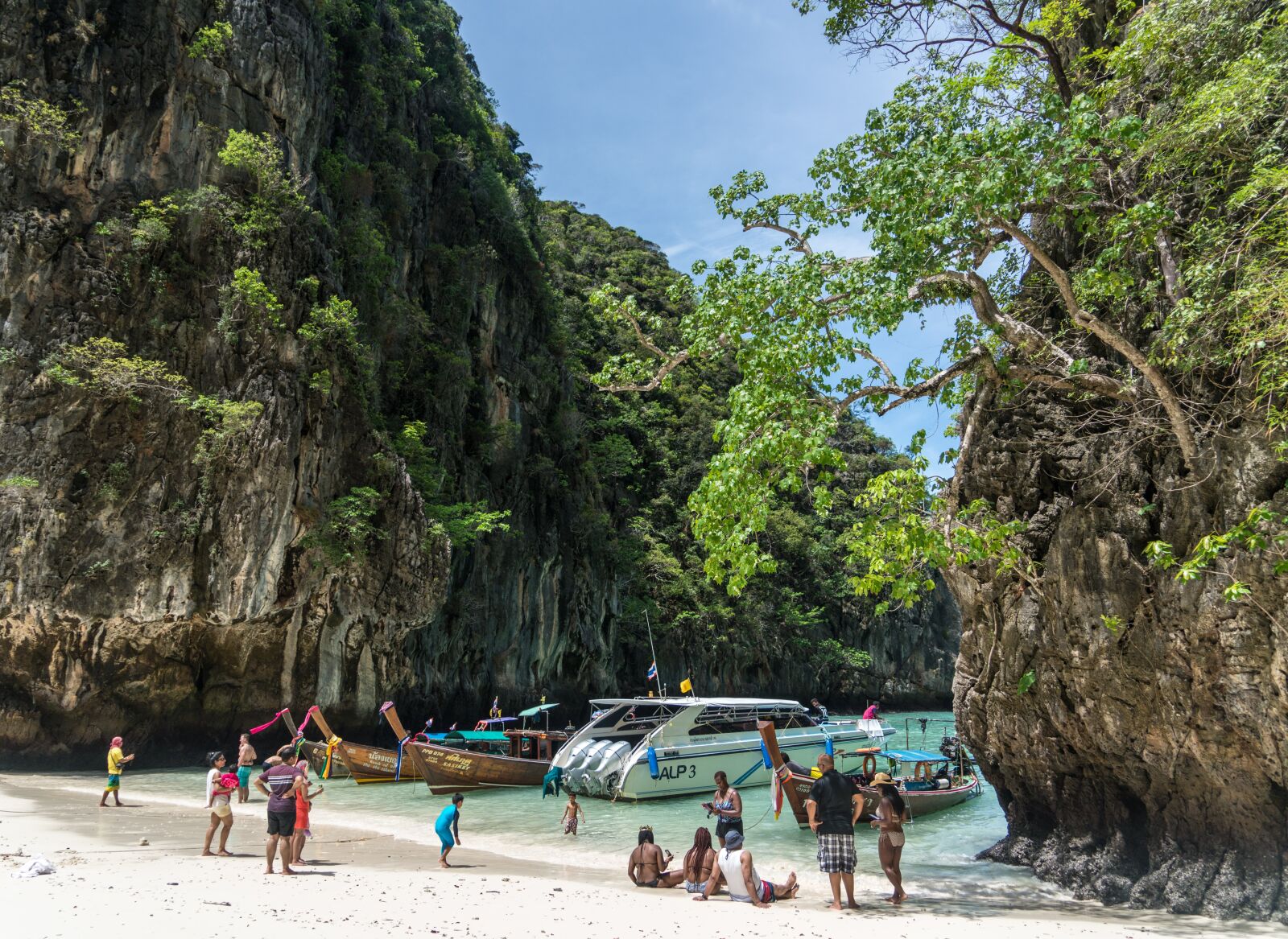 Sony a7R II + Sony FE 24-240mm F3.5-6.3 OSS sample photo. Phi phi island tour photography