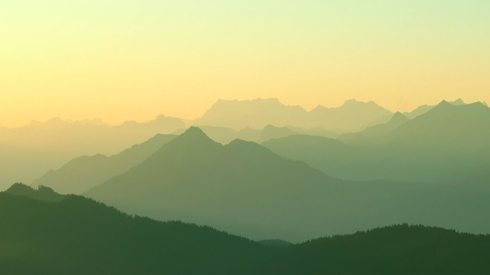 HUAWEI CLT-L29 sample photo. Mountains, haze, fog photography