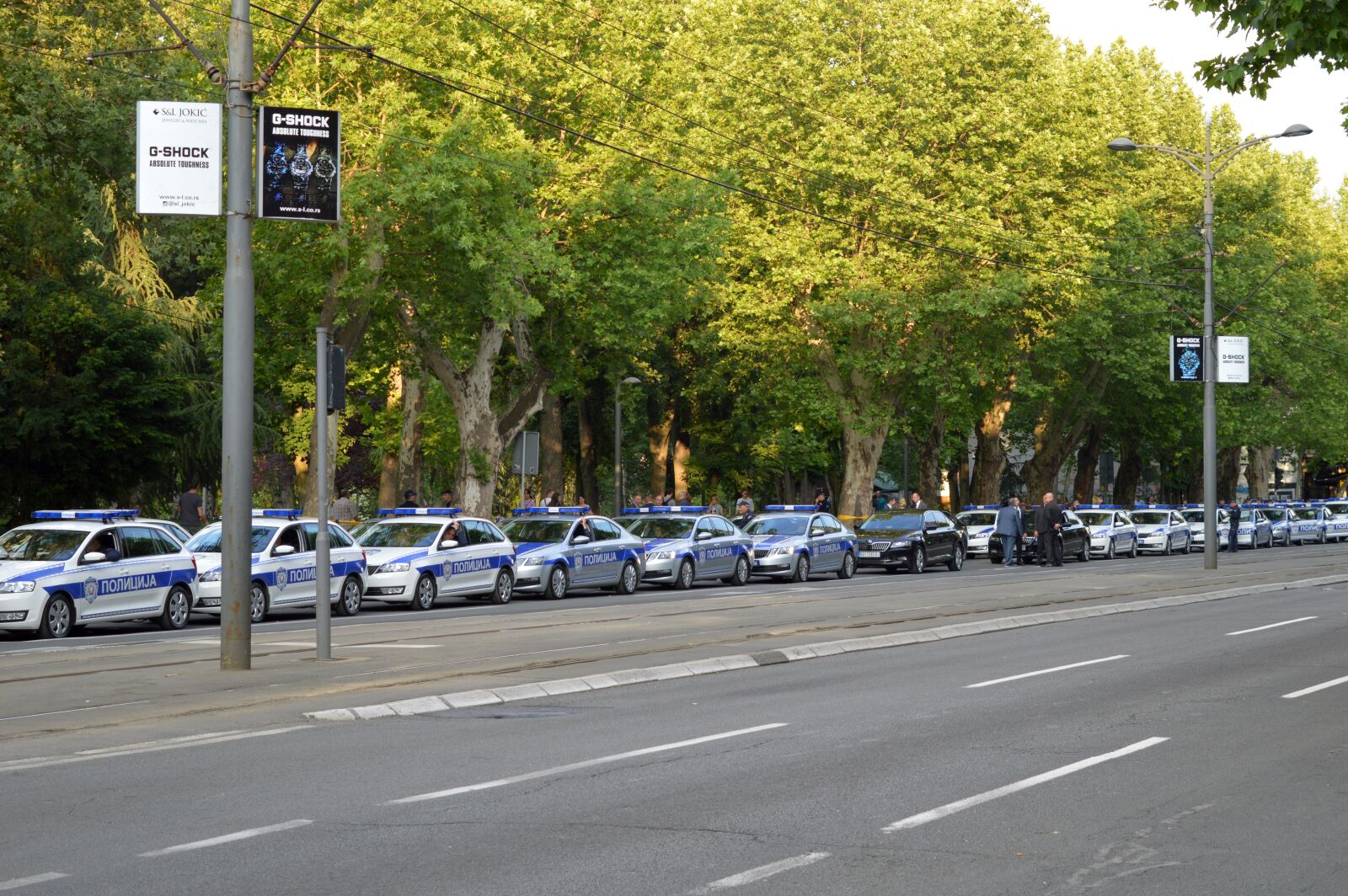 Nikon D3200 sample photo. Police cars, police, street photography