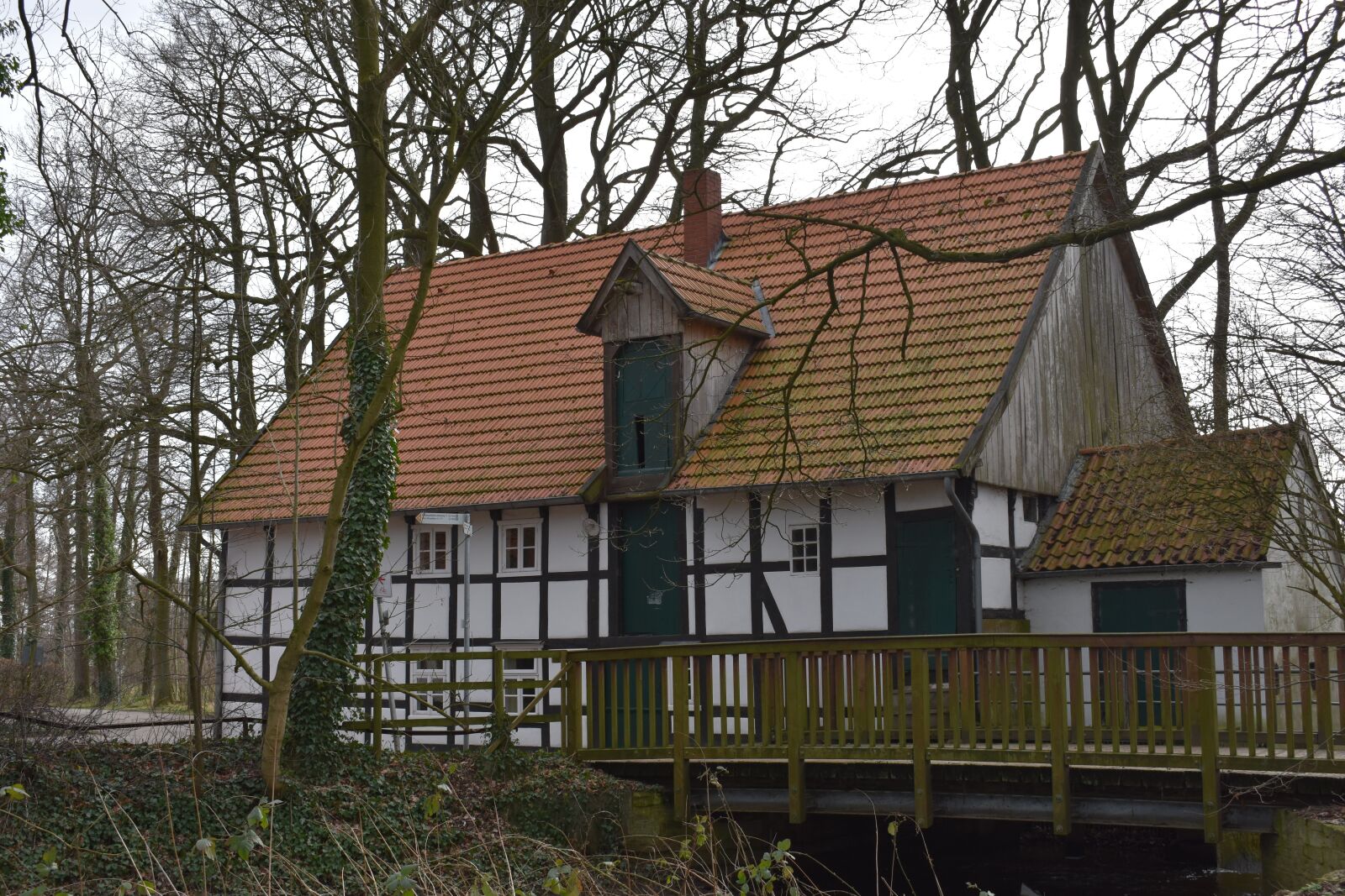 Nikon D3400 sample photo. History, colorful mill, truss photography