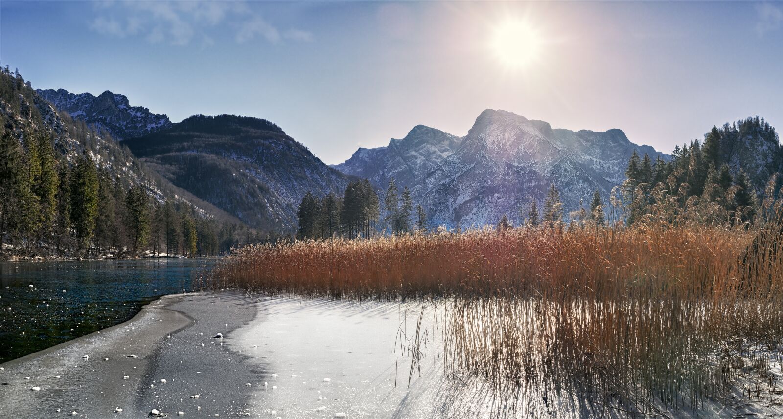 Olympus OM-D E-M1 Mark II + OLYMPUS M.25mm F1.2 sample photo. Almsee, ice, winter photography