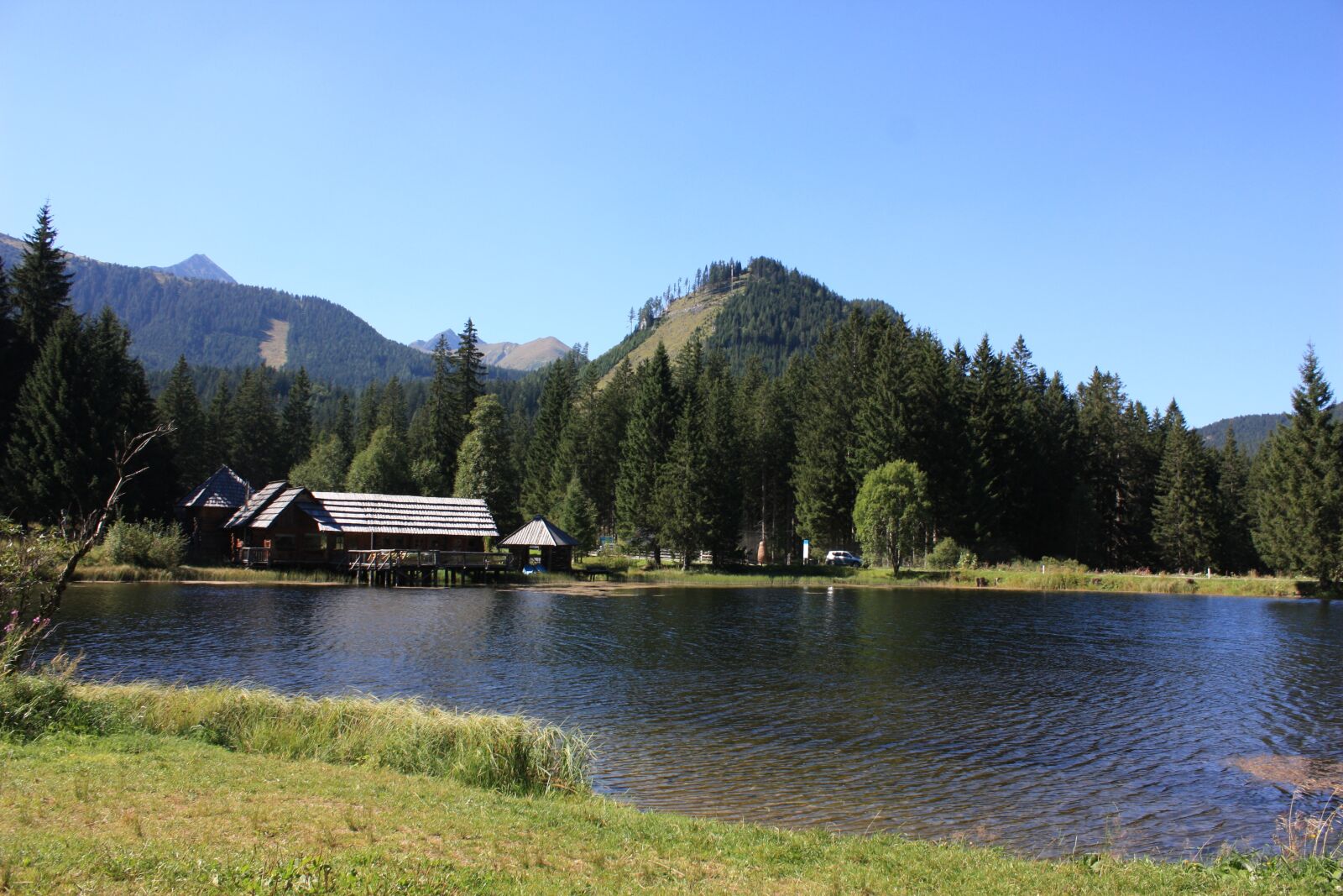 Canon EOS 450D (EOS Rebel XSi / EOS Kiss X2) sample photo. Alpine lake, nature, austria photography